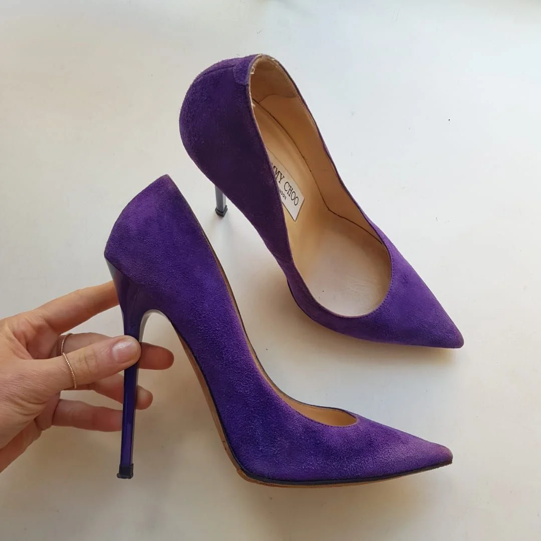 Замшевые туфли Jimmy Choo 36 - изображение 1