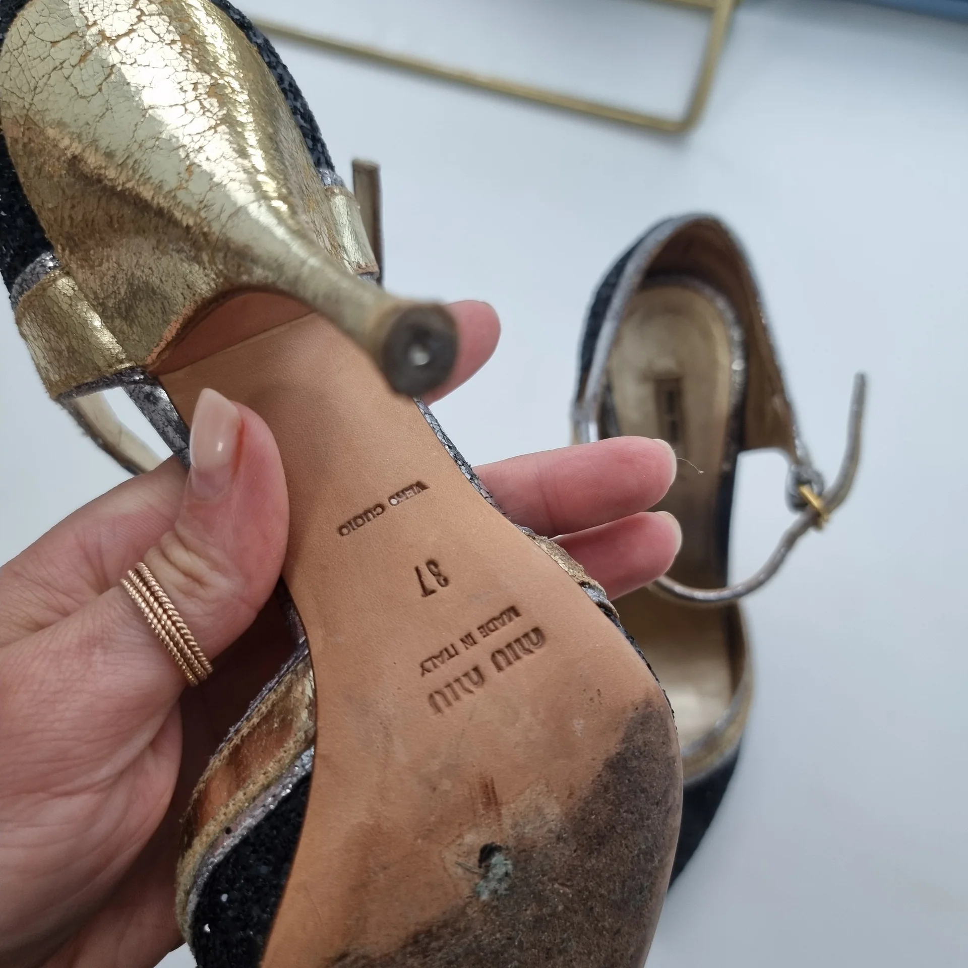 Туфельки Miu miu 37 - миниатюра 4