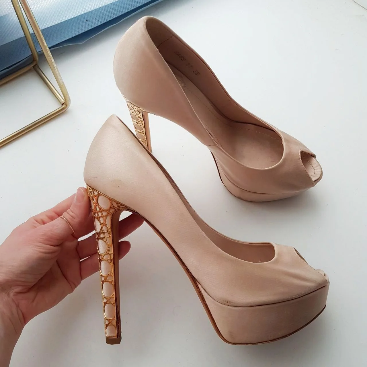 Шёлковые туфли Christian dior 36.5-37 - изображение 1