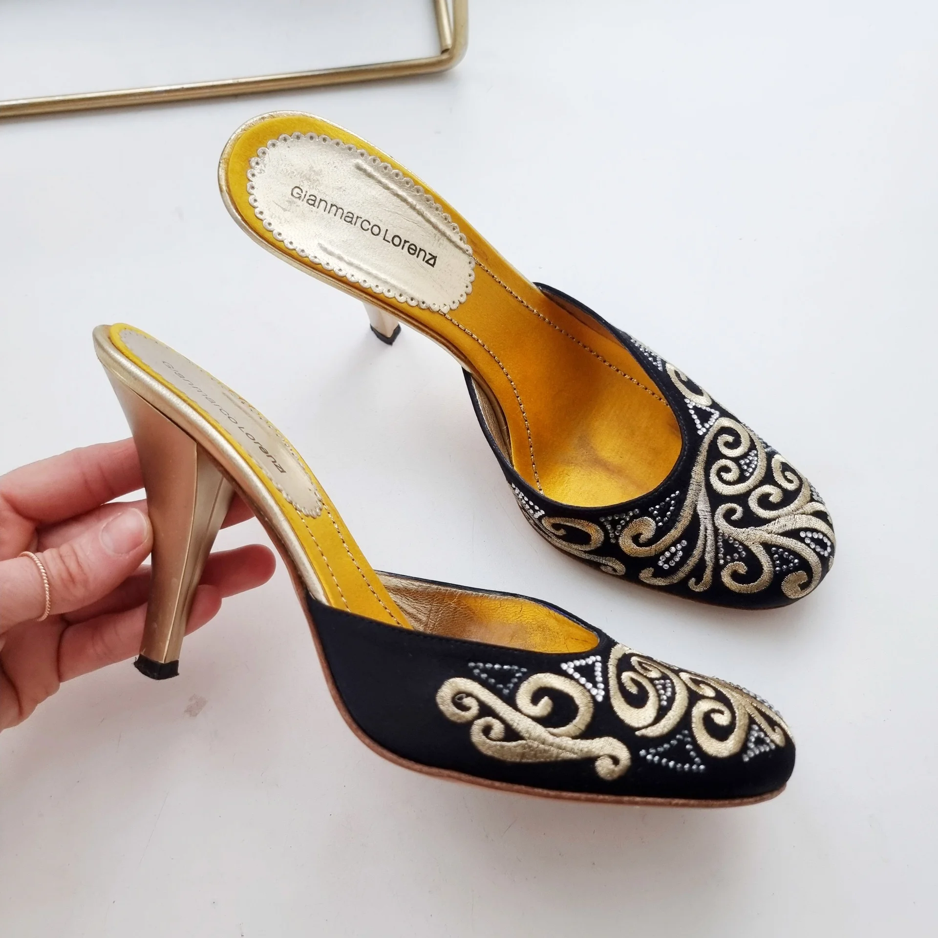 Мюли Gianmarco Lorenzi 36 - миниатюра 2