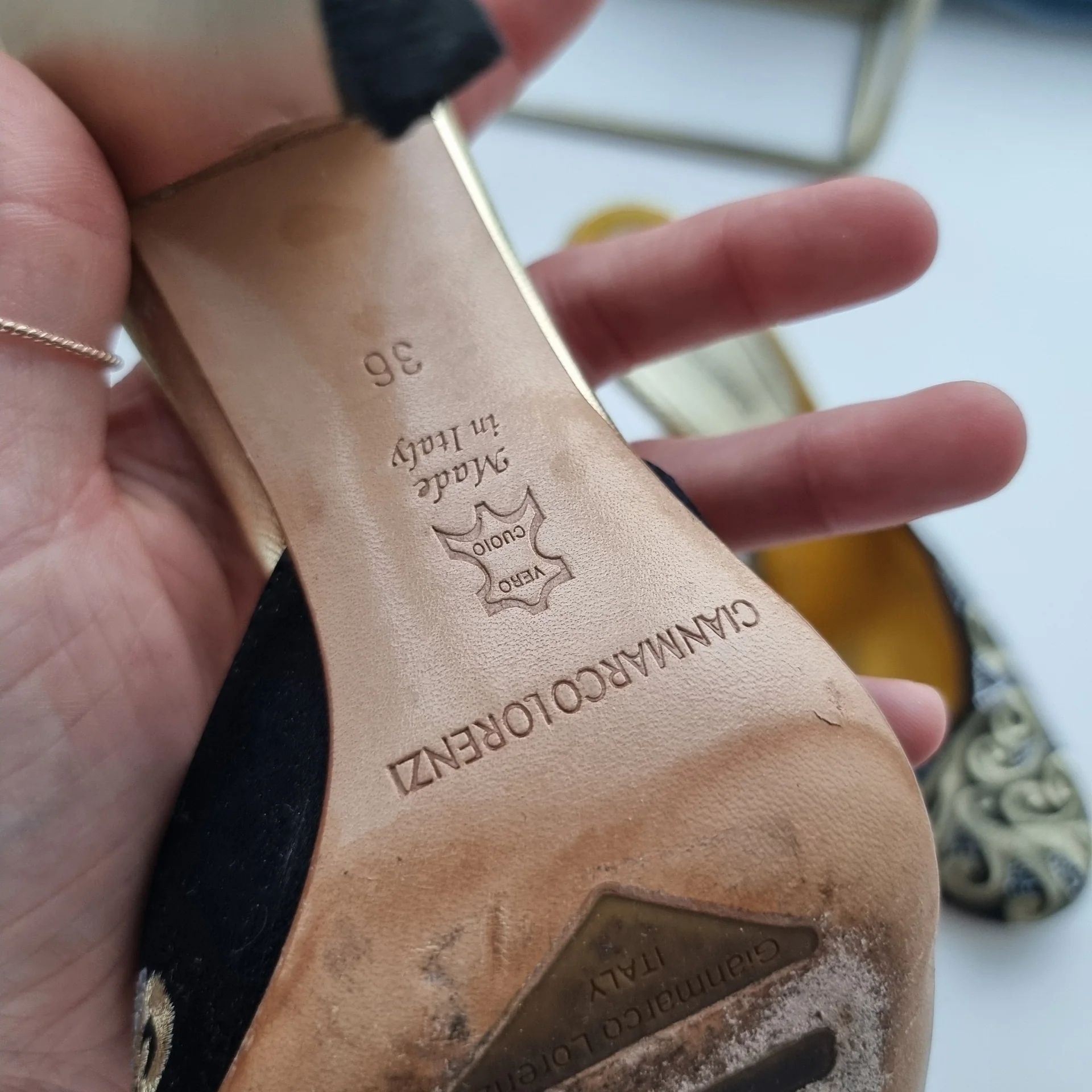 Мюли Gianmarco Lorenzi 36 - миниатюра 3