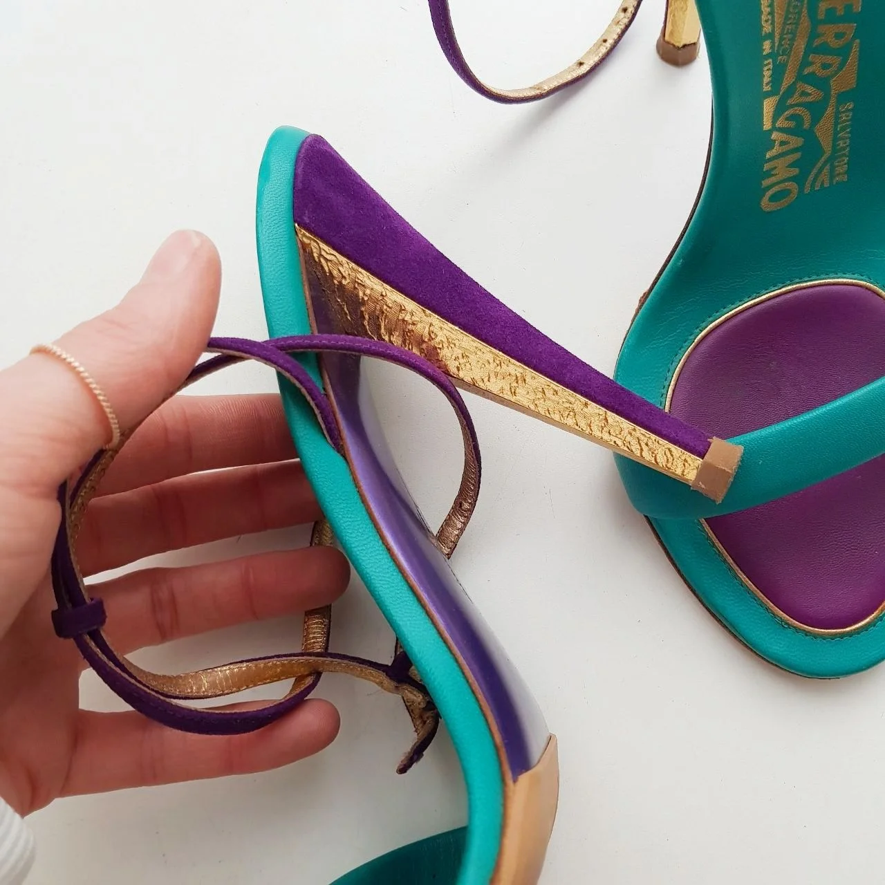 Босоножки Salvatore ferragamo 38 - миниатюра 2