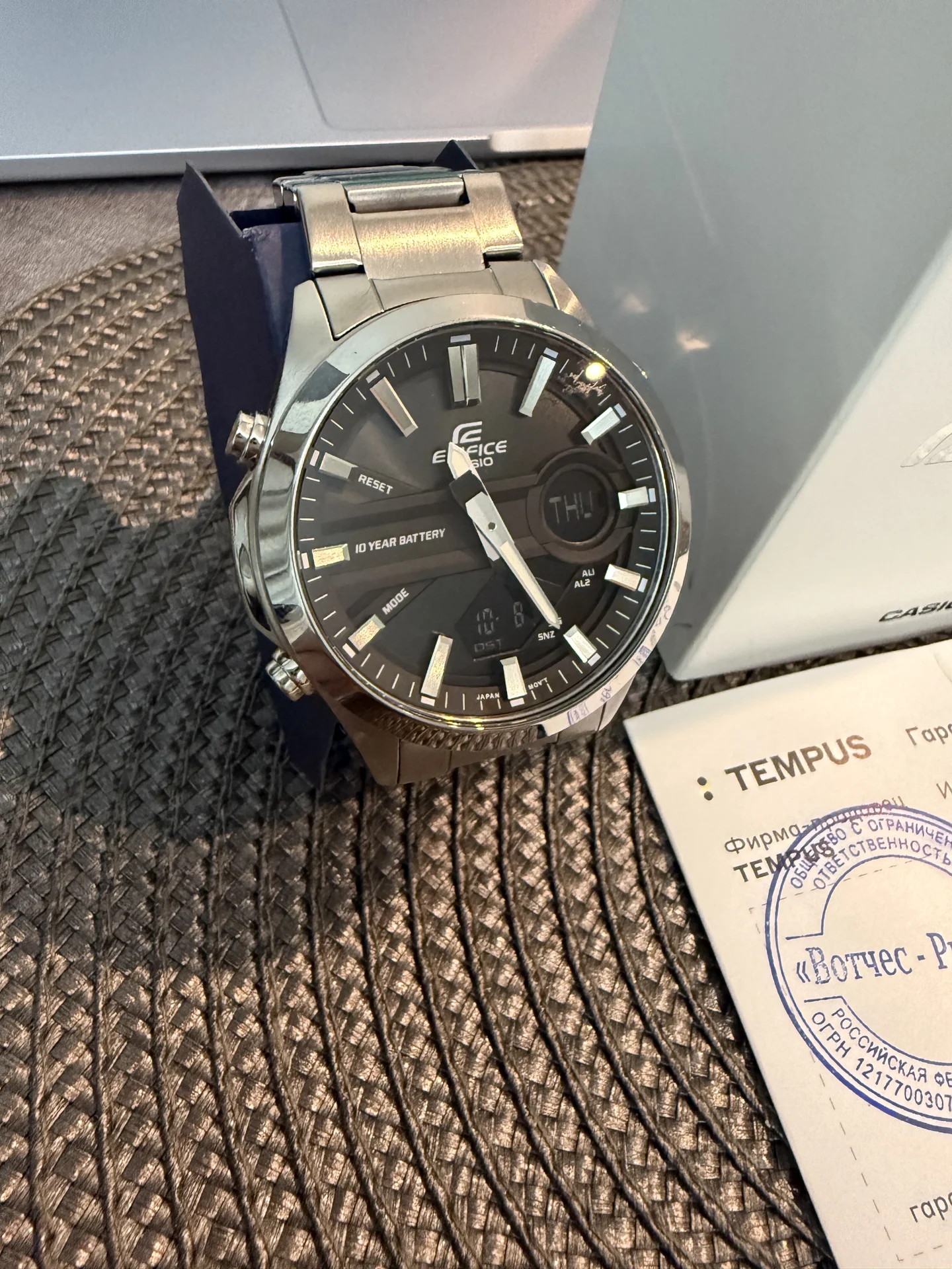 Наручные часы Casio Edifice EFV-C120D-1A - миниатюра 2
