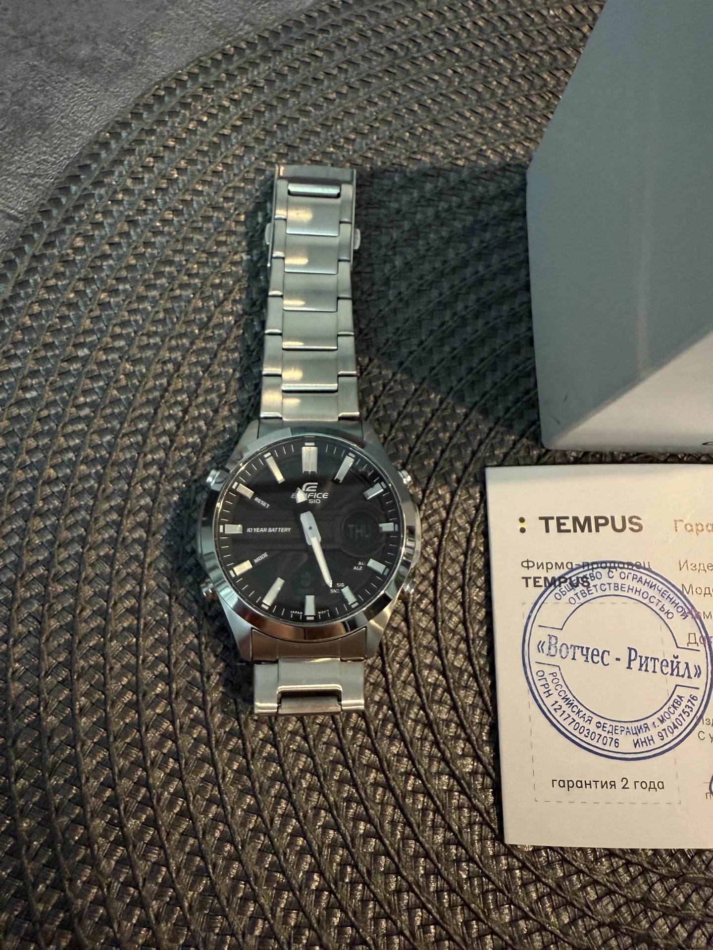 Наручные часы Casio Edifice EFV-C120D-1A - миниатюра 3