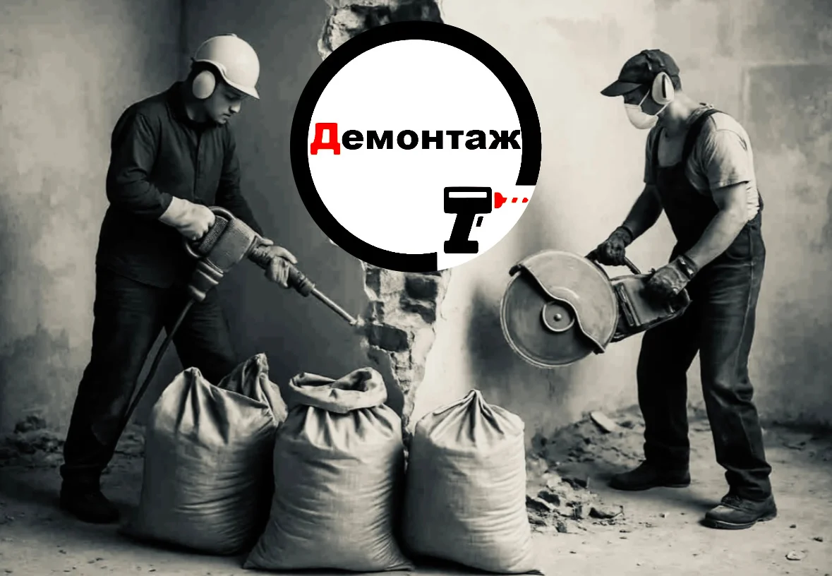 демонтаж пола и отделки вывоз мусора - миниатюра 4