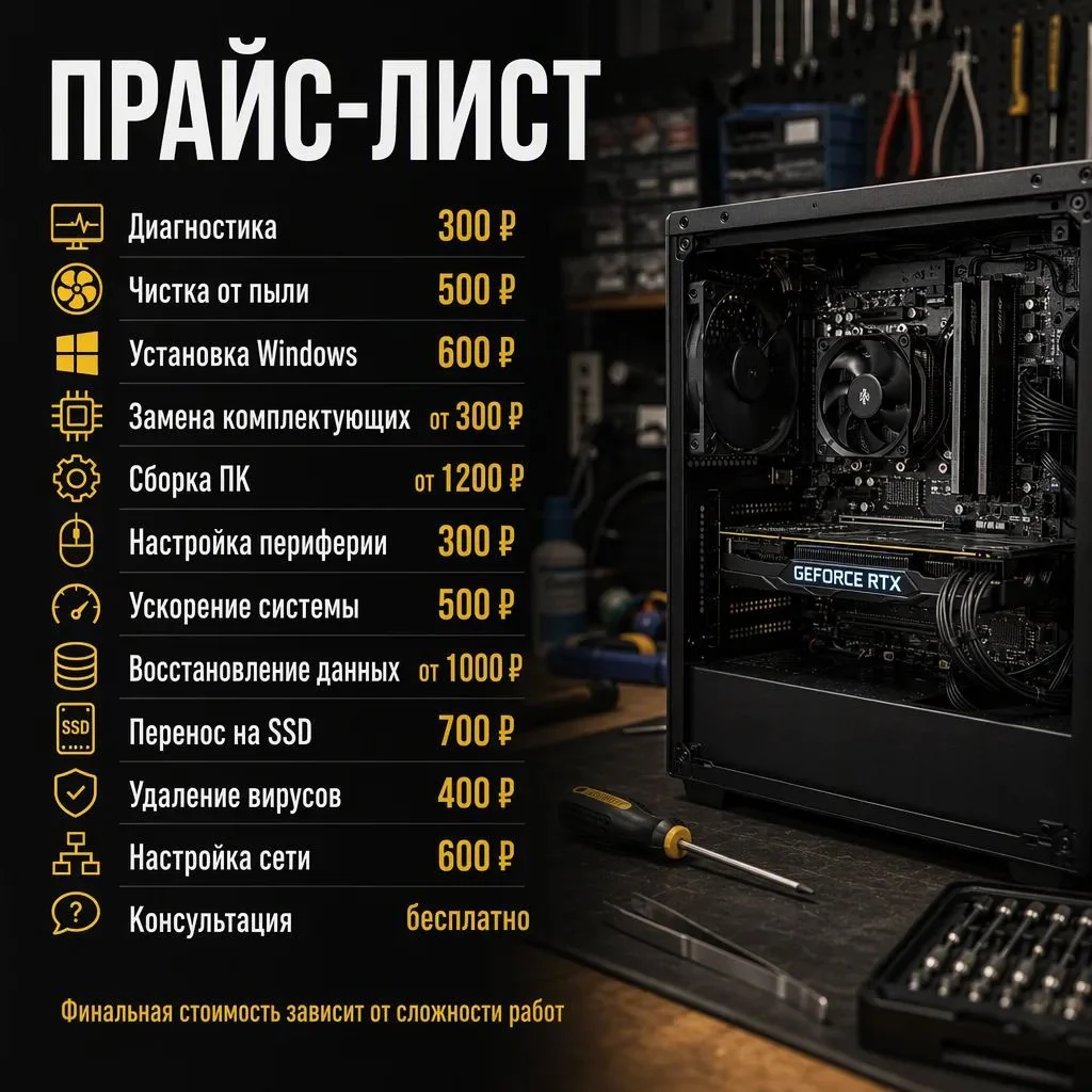 ремонт сборка пк - миниатюра 2