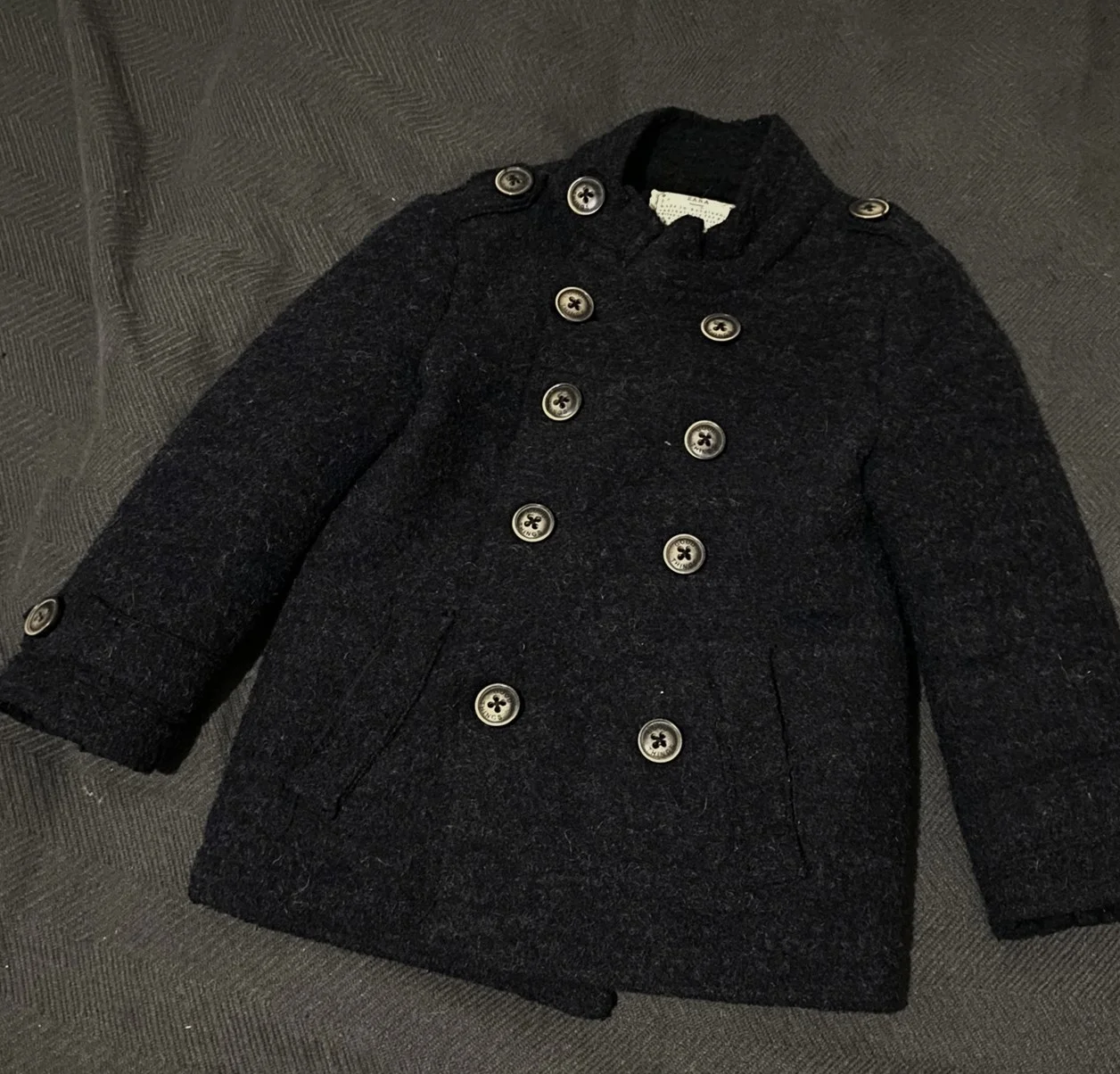Пальто детское шерстяное Zara - миниатюра 2