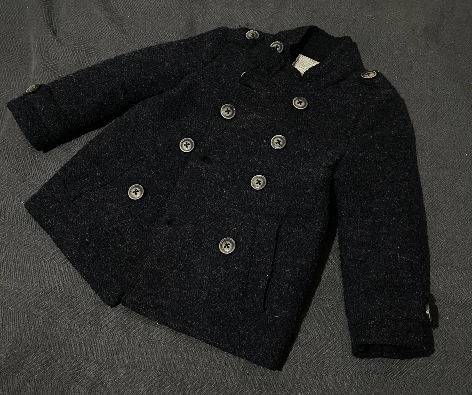 Пальто детское шерстяное Zara - миниатюра 5