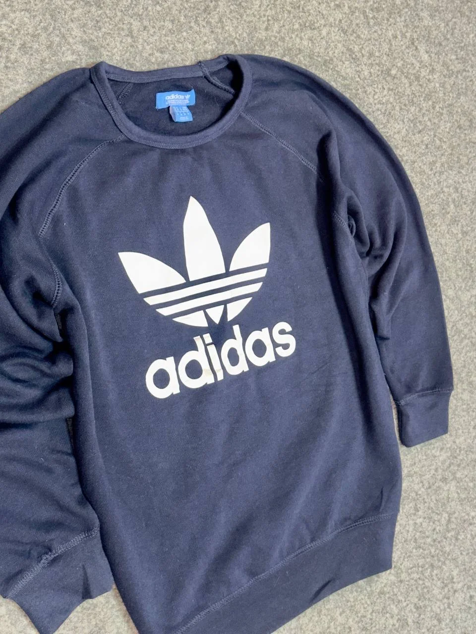 Adidas Originals Trefoil — винтажный свитшот - миниатюра 3