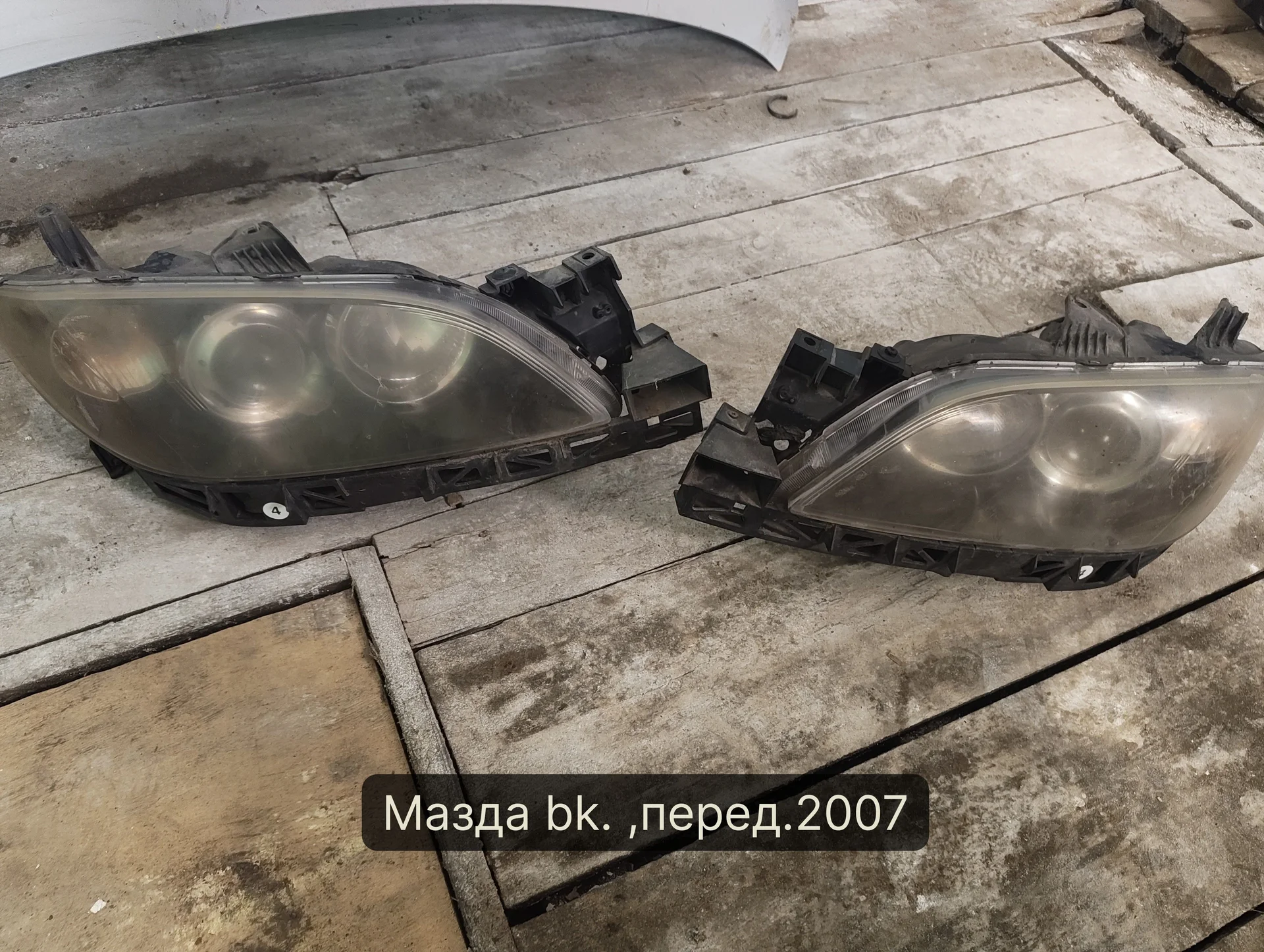 Мазда 3 bk фары - миниатюра 2