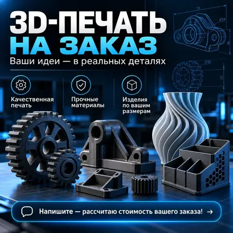 3D Печать | Печать на заказ | Моделирование