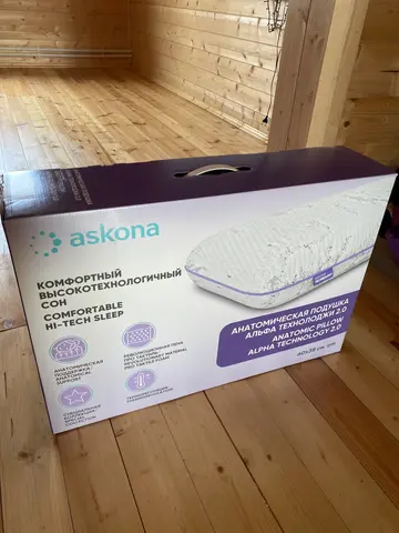 Подушка ортопедическая Askona Alpha technology 2.0