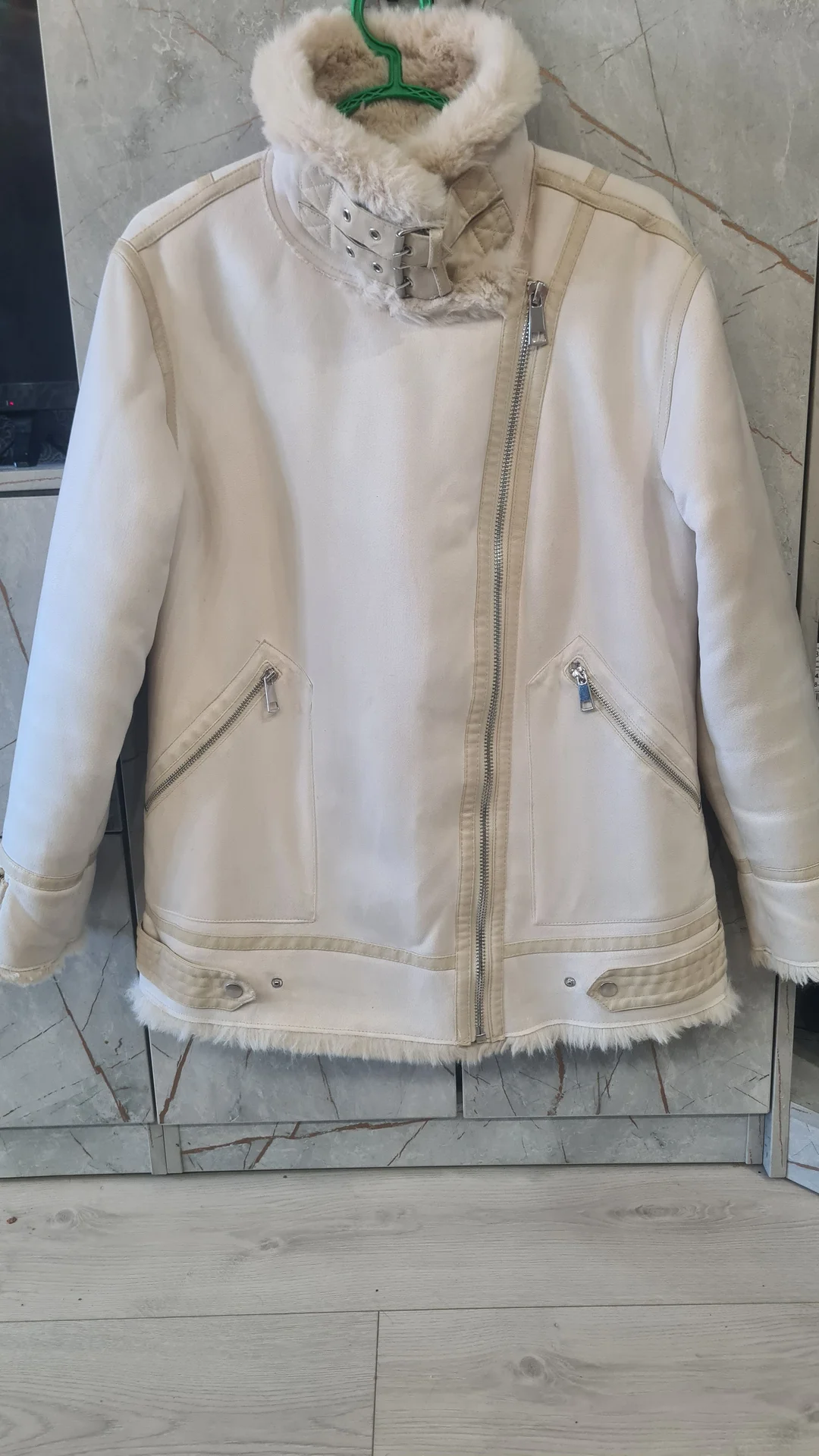 Дубленка авиатор Zara - изображение 1