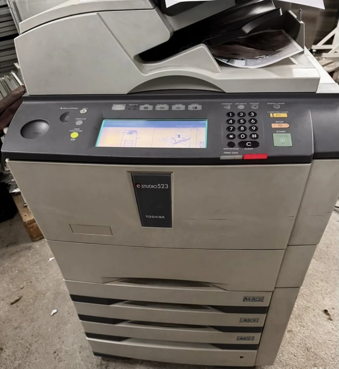 Мфу на запчасти Toshiba e-studio 523 (А3/А4) - миниатюра 3