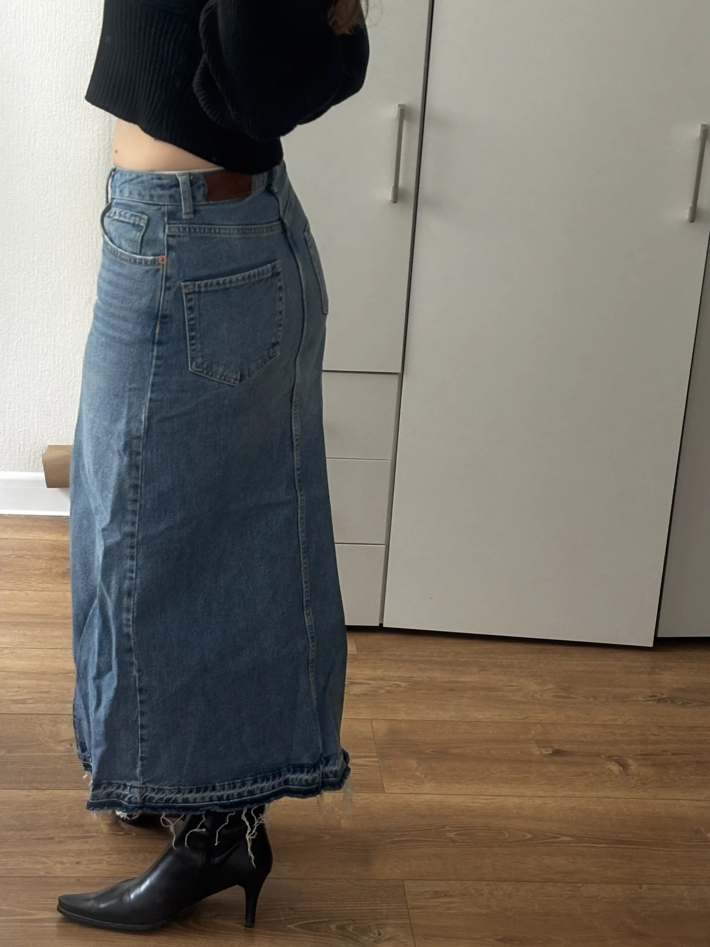 Юбка макси джинсовая - миниатюра 3