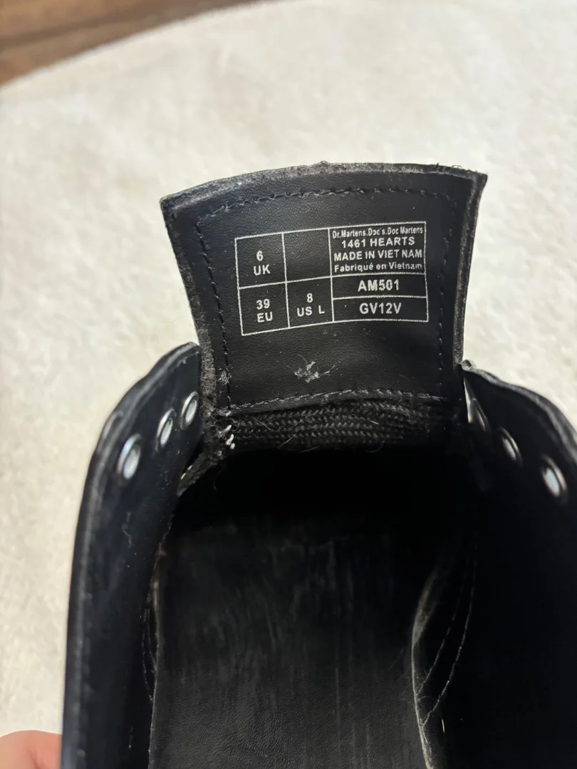 Dr. Martens 1461 Hearts Мартинсы 38 - миниатюра 9