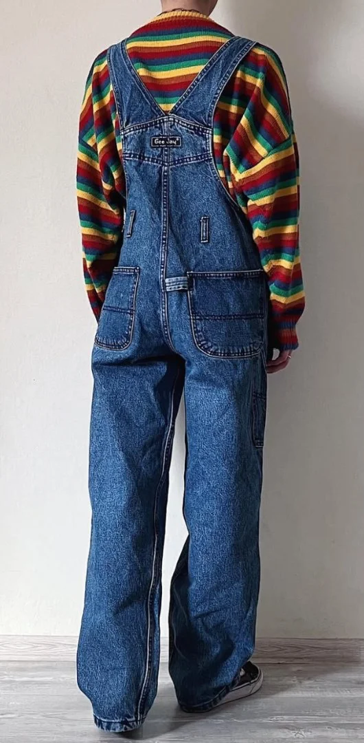 Джинсовый комбинезон Gee Jay s-m - миниатюра 4