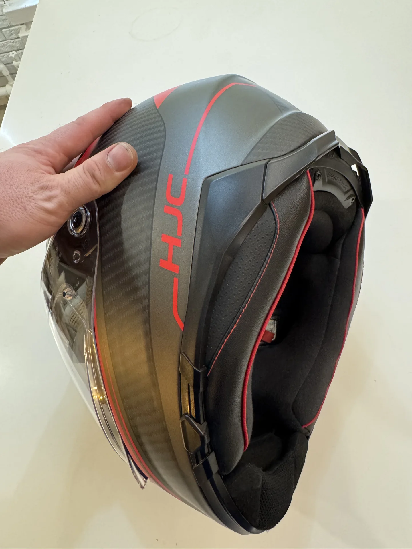 Мотошлем HJC F70 Carbon - миниатюра 6