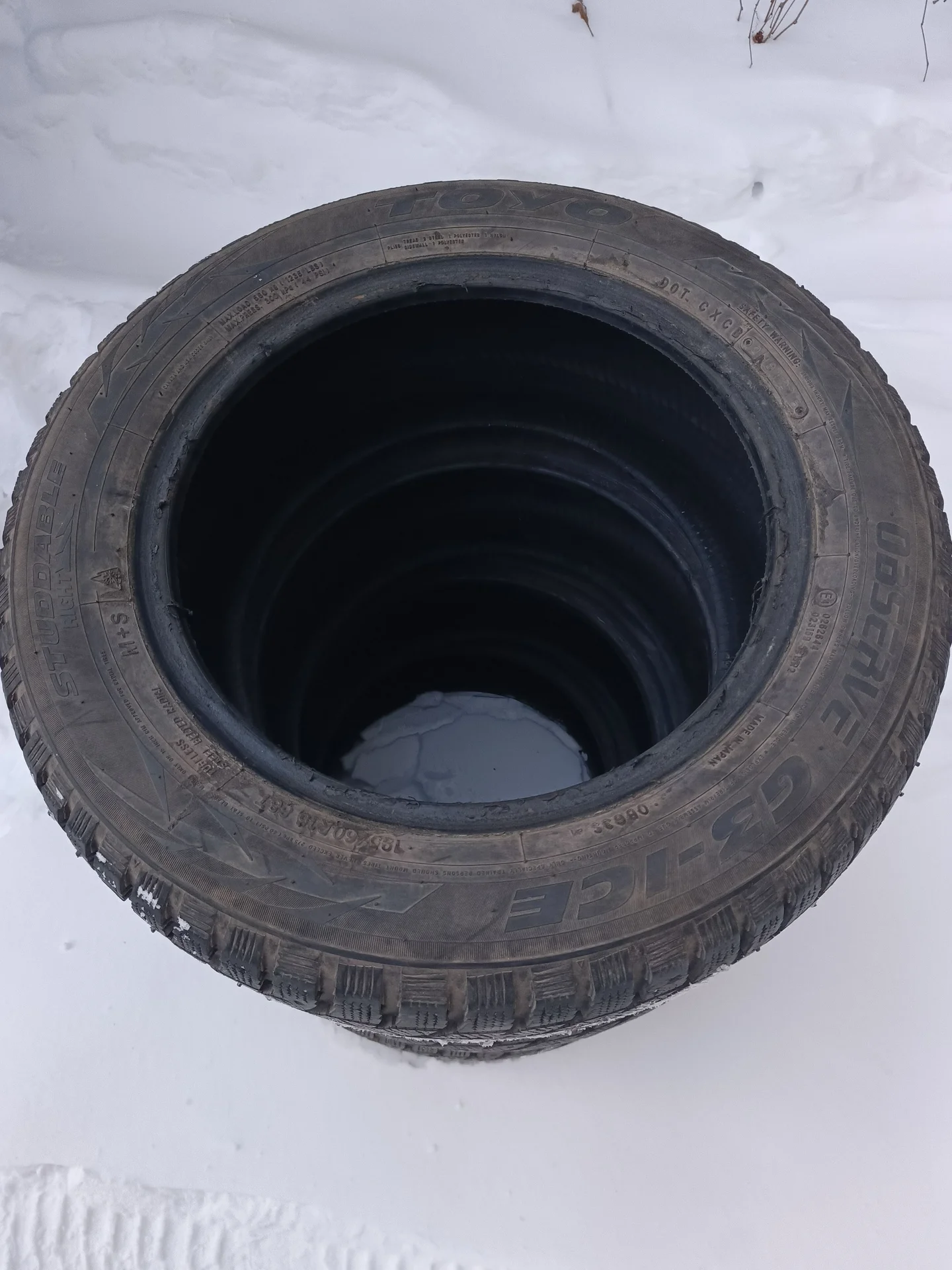 Зимняя резина TOYO 195/60 R15 - миниатюра 2
