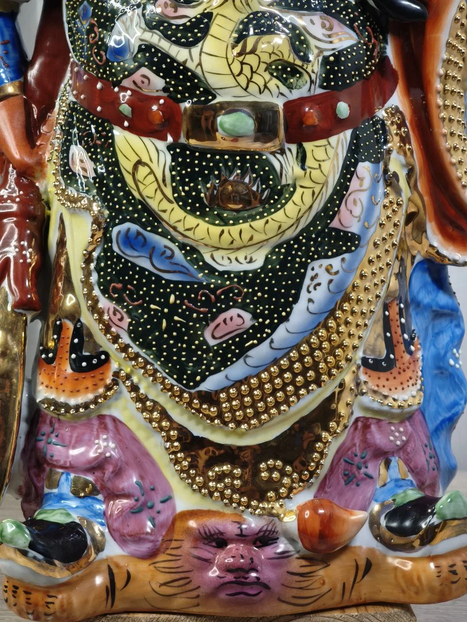 Статуэтка Гуань Юй (Бог Войны и Защиты) Китай, 1990 г - миниатюра 4