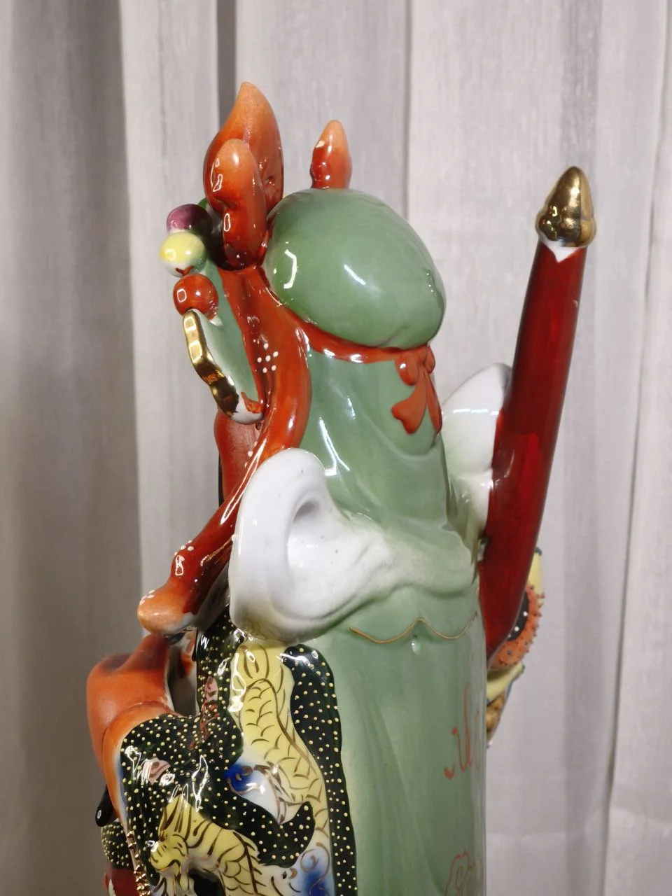 Статуэтка Гуань Юй (Бог Войны и Защиты) Китай, 1990 г - миниатюра 5