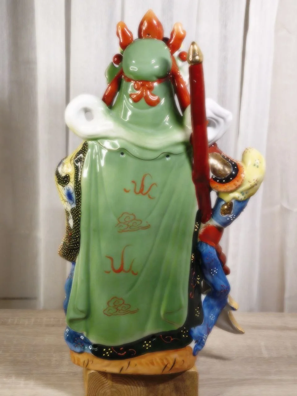 Статуэтка Гуань Юй (Бог Войны и Защиты) Китай, 1990 г - миниатюра 6
