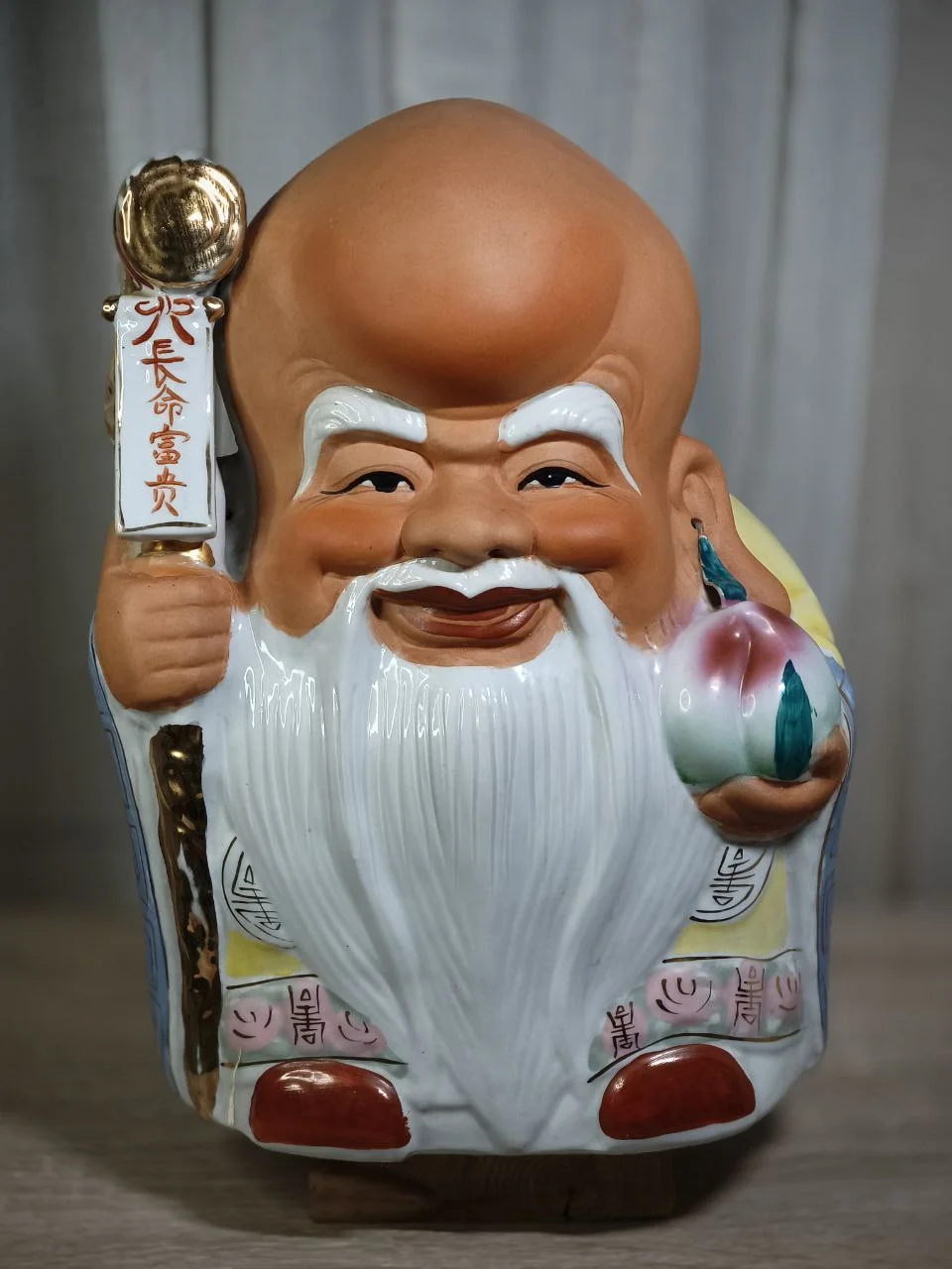 Огромная статуэтка Шоу-син, Китай, 1990г Новый - изображение 1