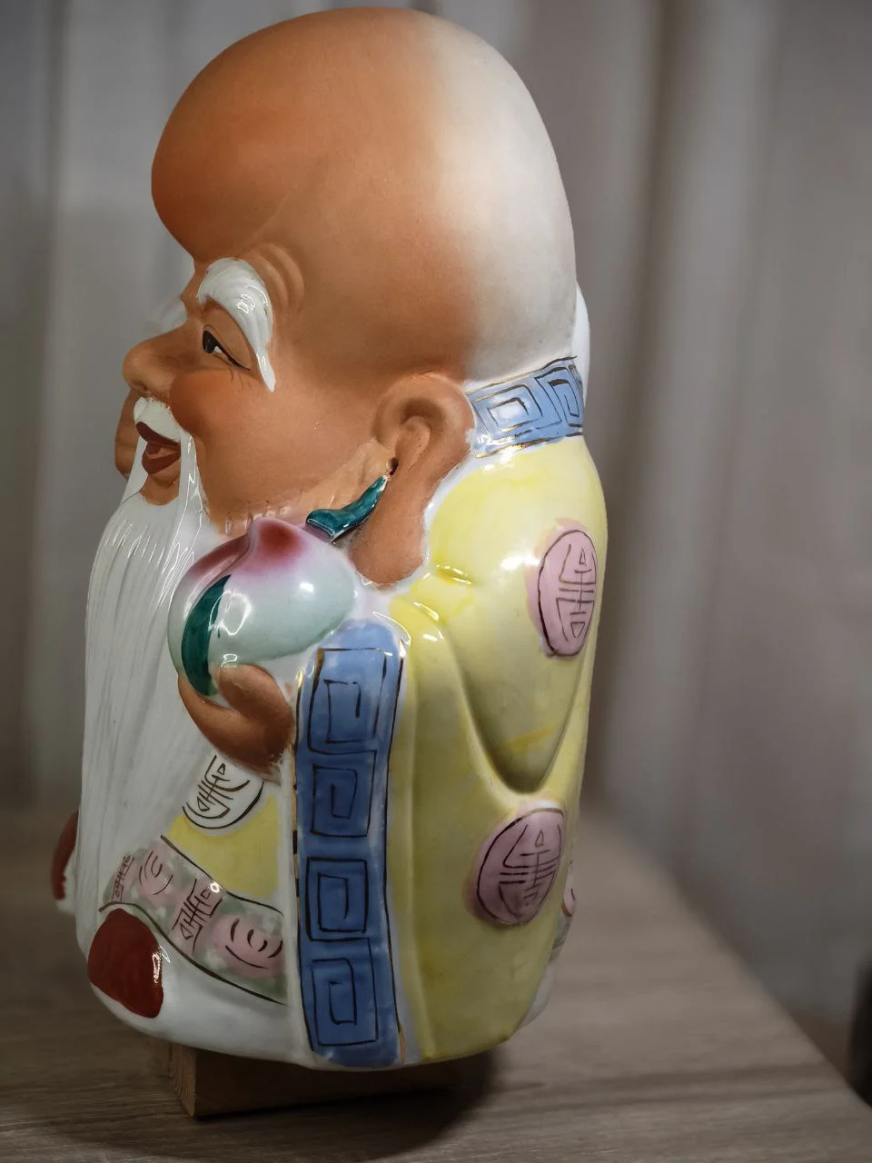 Огромная статуэтка Шоу-син, Китай, 1990г Новый - миниатюра 3