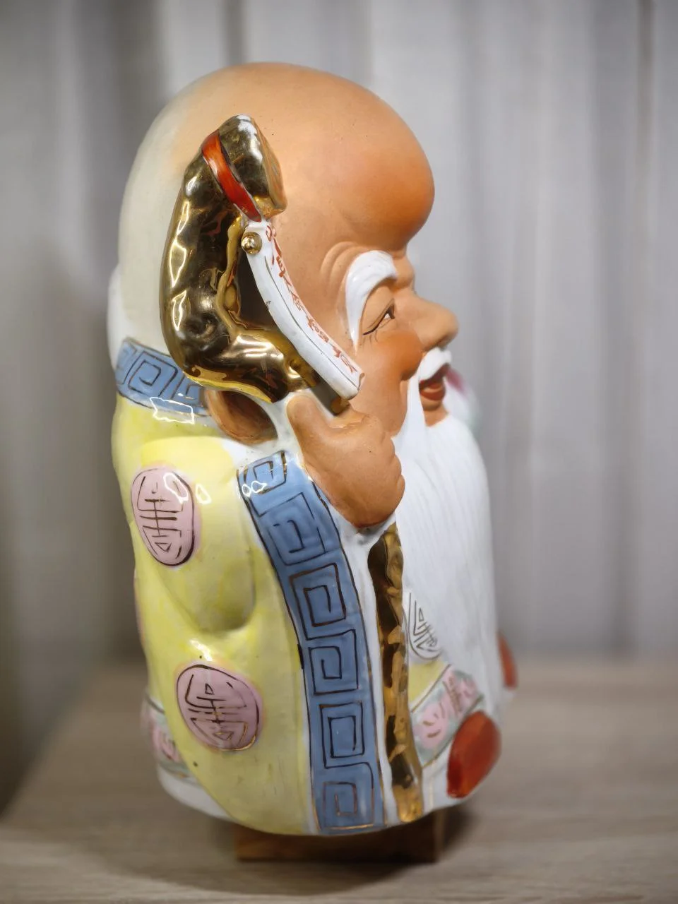 Огромная статуэтка Шоу-син, Китай, 1990г Новый - миниатюра 4