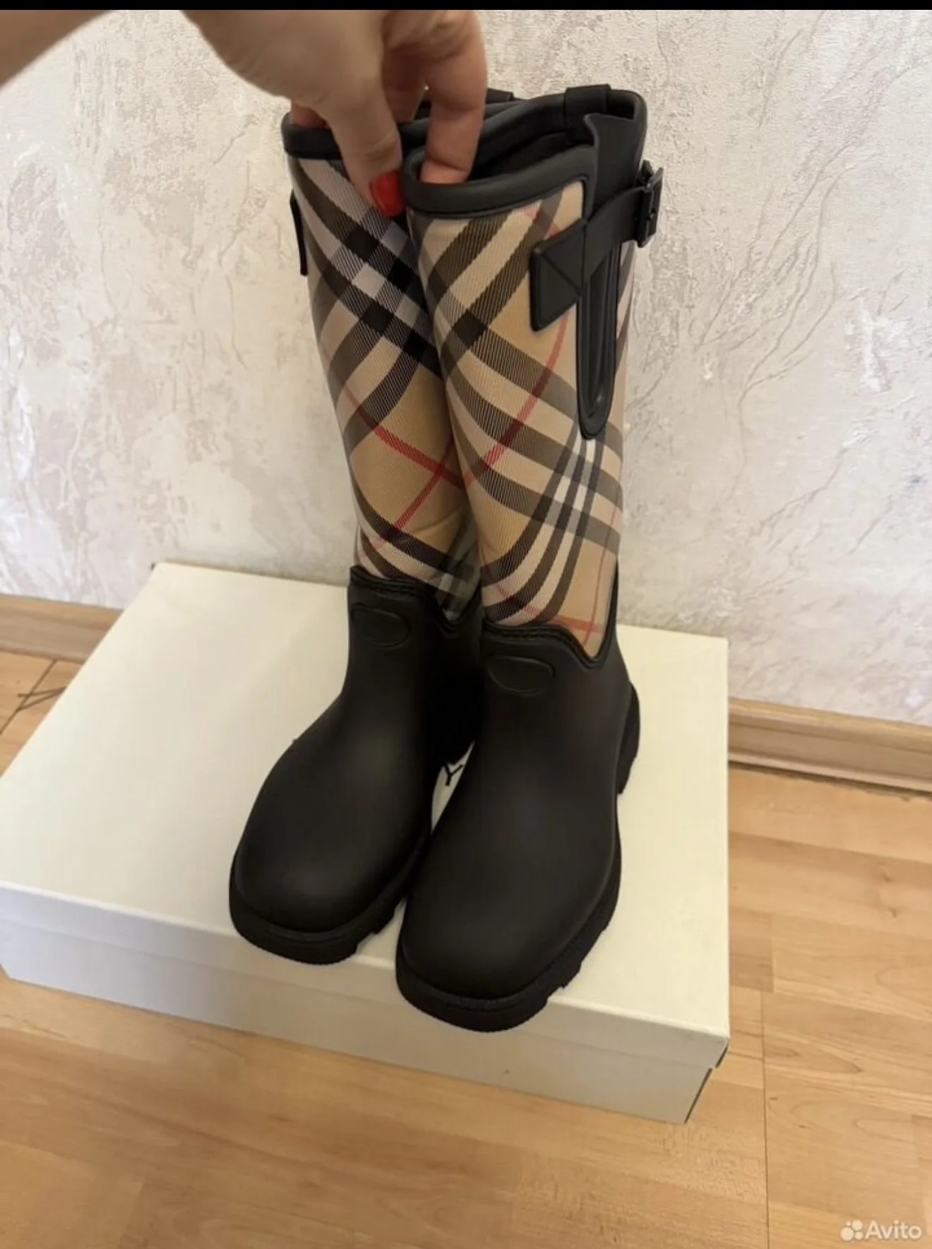 резиновые сапоги Burberry - миниатюра 6
