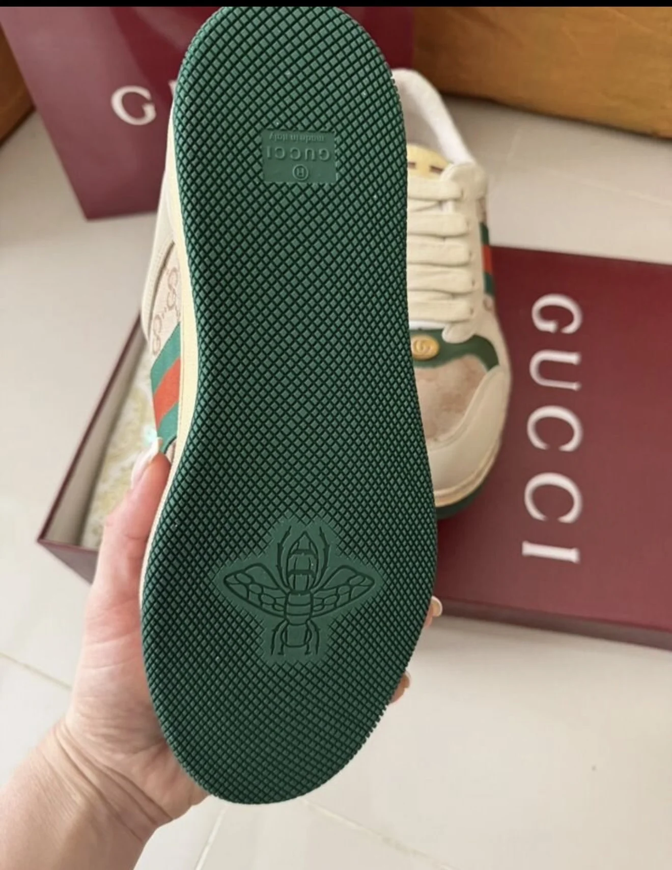 кроссовки gucci screener 39,40,41,42,43,44 - миниатюра 3