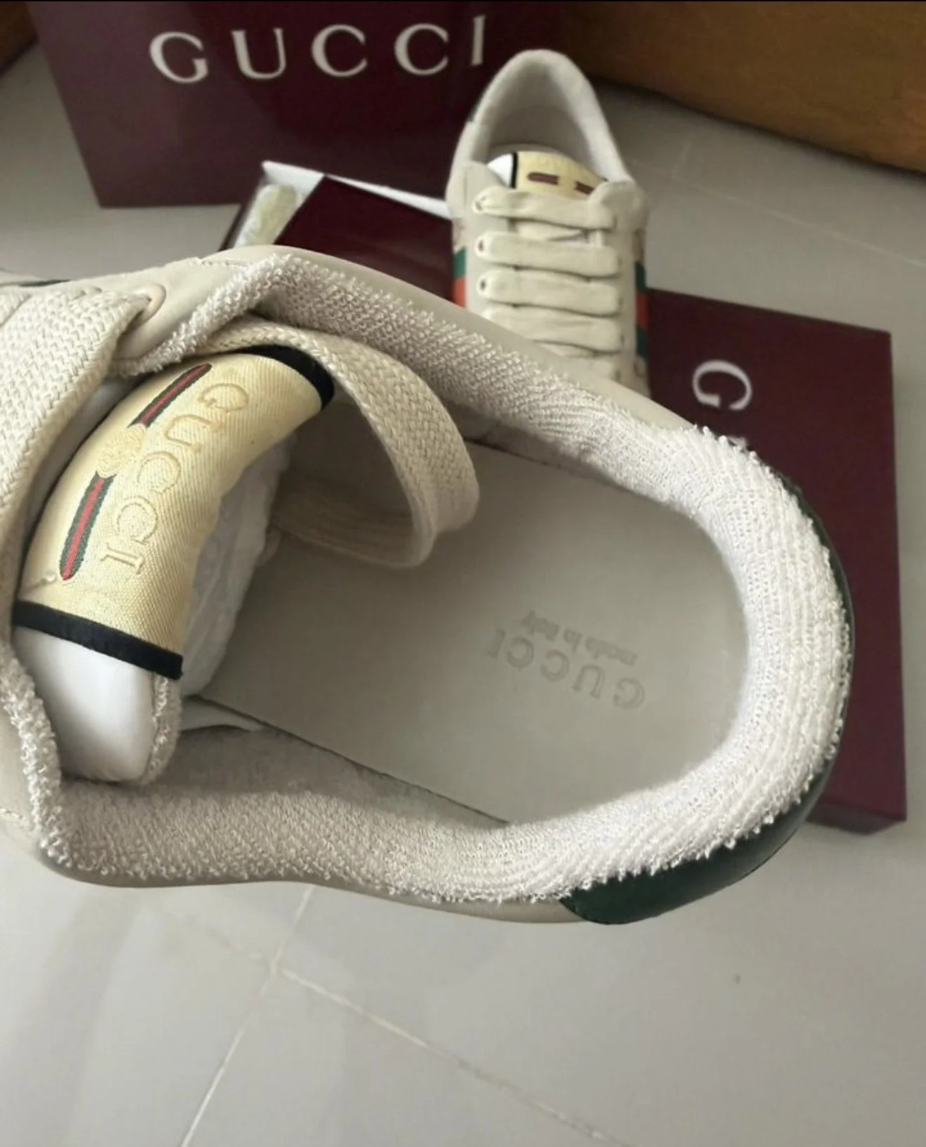 кроссовки gucci screener 39,40,41,42,43,44 - миниатюра 4