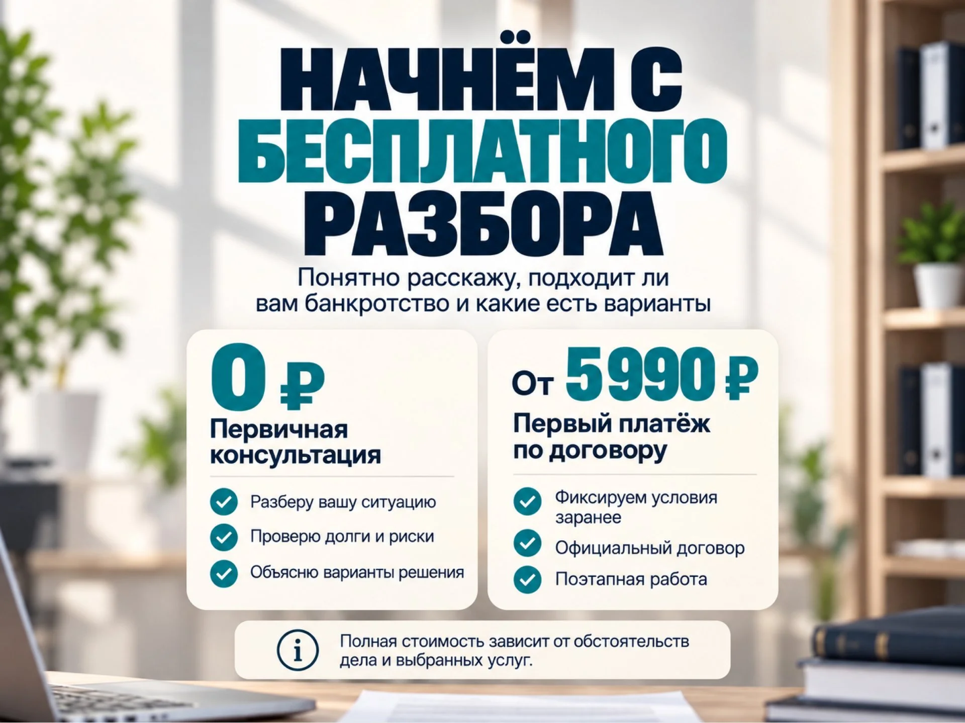 Банкротство физических лиц под ключ - миниатюра 4
