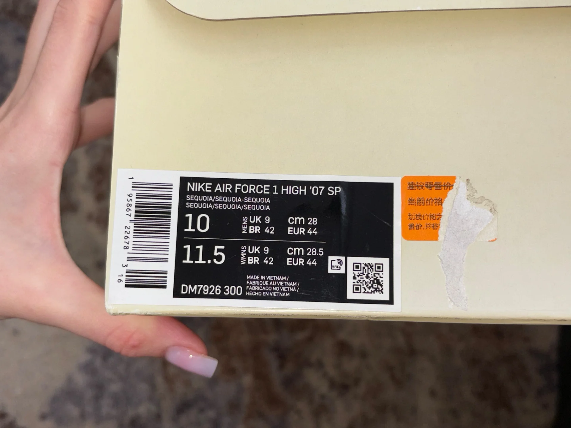 Nike air force 1 high '07 SP Billie Eilish - миниатюра 4