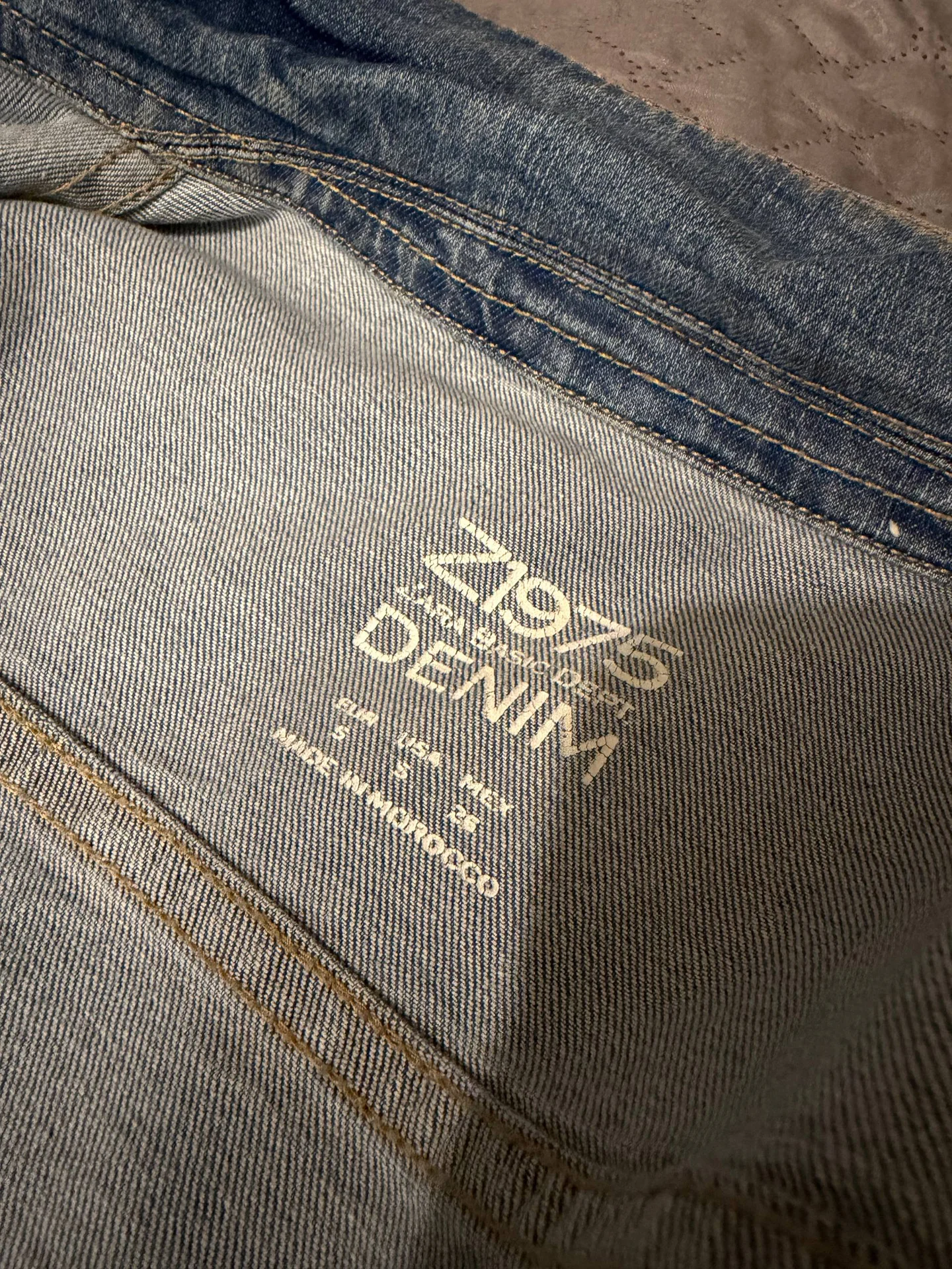 Джинсовка zara - миниатюра 3