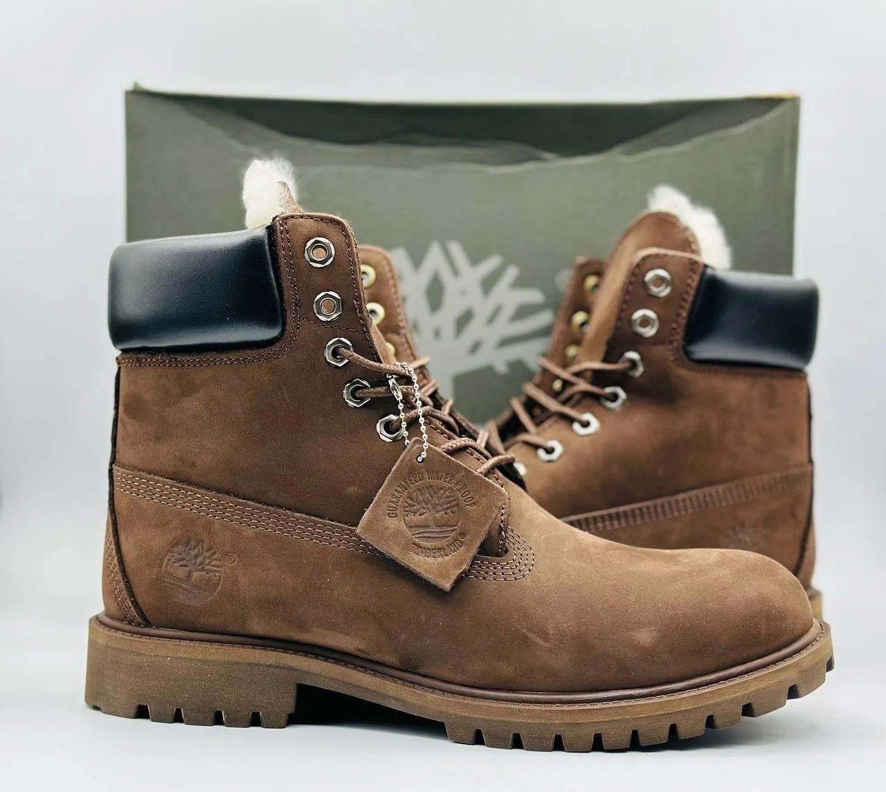Мужские утепленные ботинки Timberland 41-46 - миниатюра 5