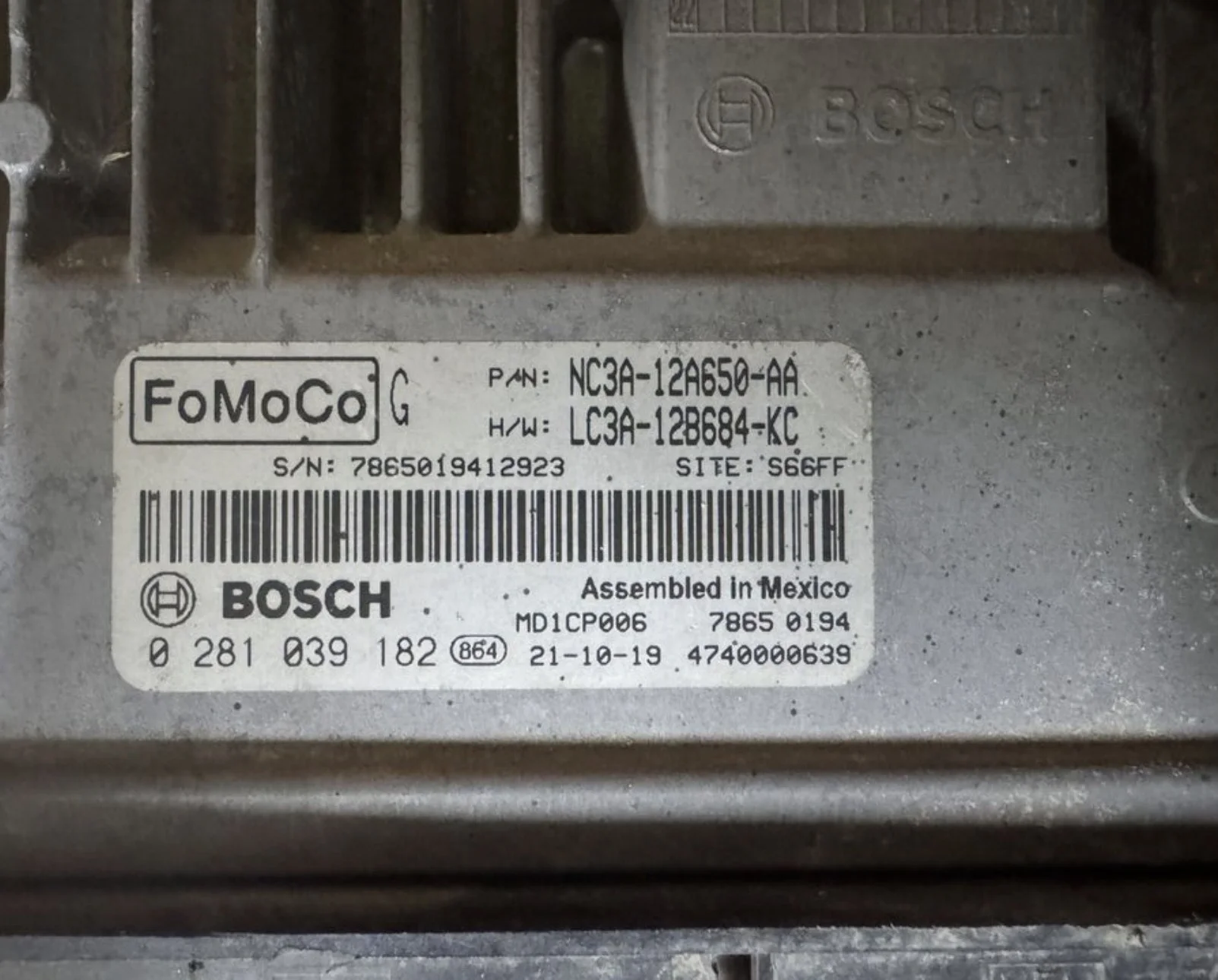 ЭБУ Bosch MD1CP006 - миниатюра 3