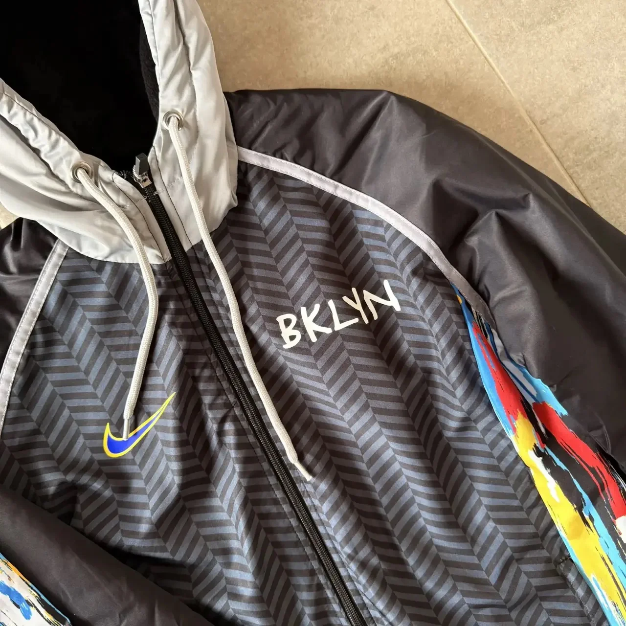 Новый зимний Nike Brooklyn Nets спортивный костюм - миниатюра 2