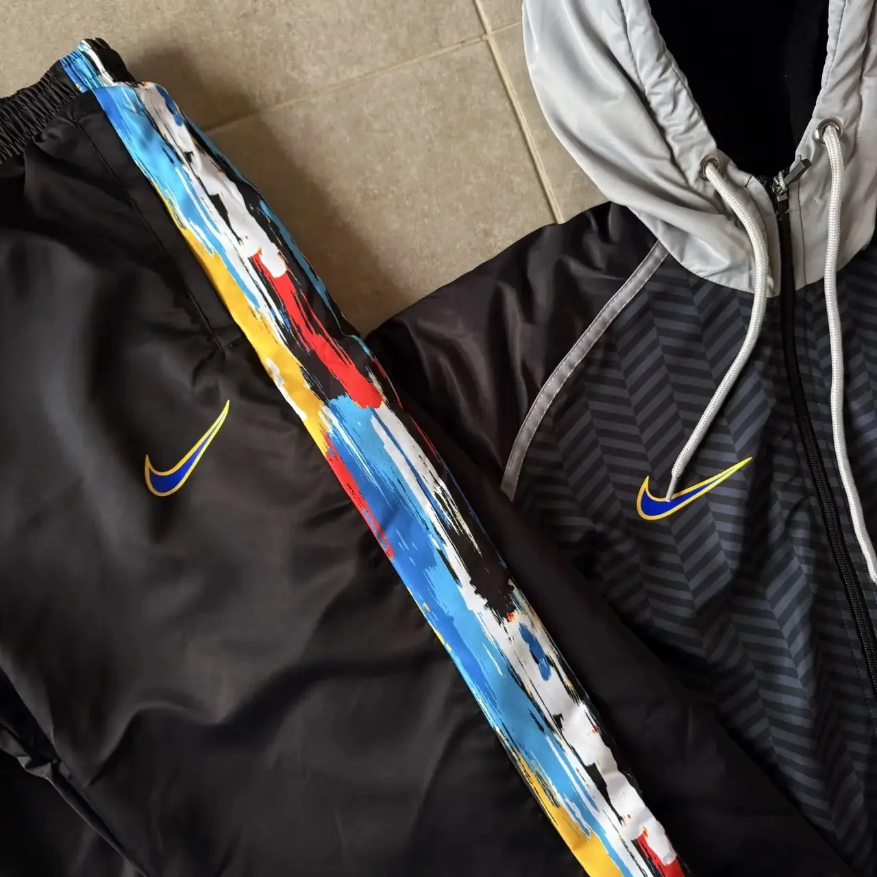 Новый зимний Nike Brooklyn Nets спортивный костюм - миниатюра 3