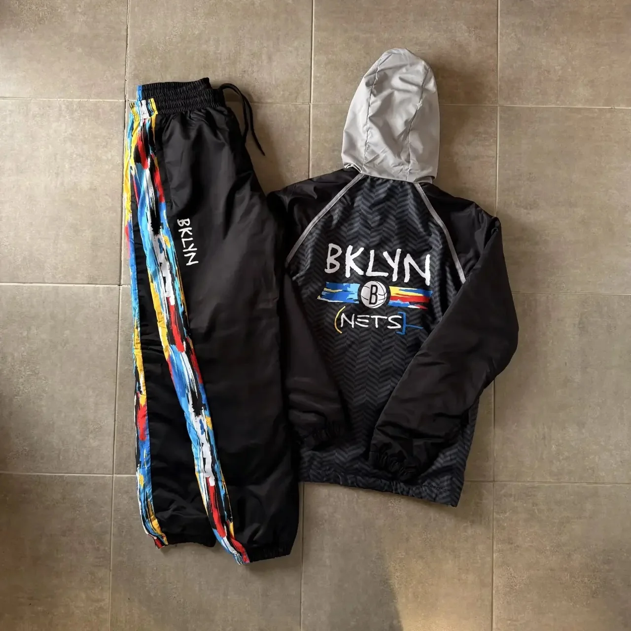 Новый зимний Nike Brooklyn Nets спортивный костюм - миниатюра 5