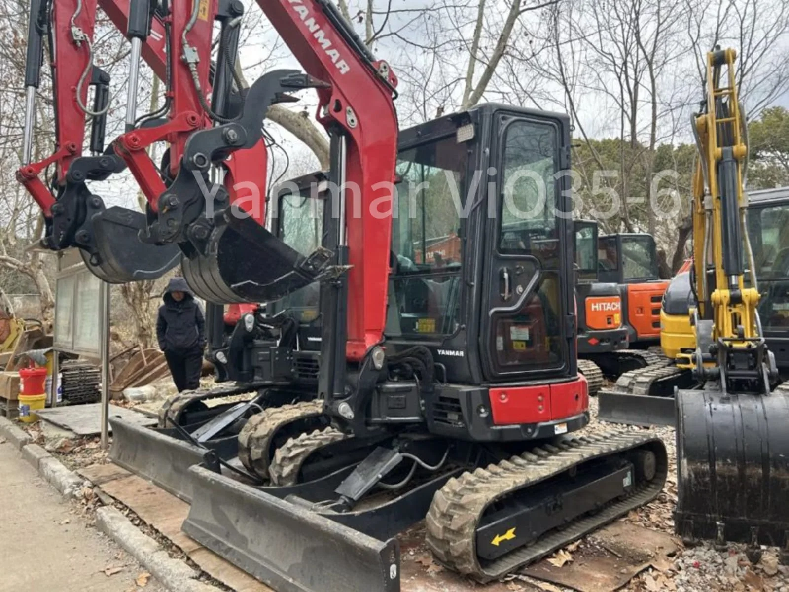 Мини экскаватор Yanmar ViO35-6 - миниатюра 3