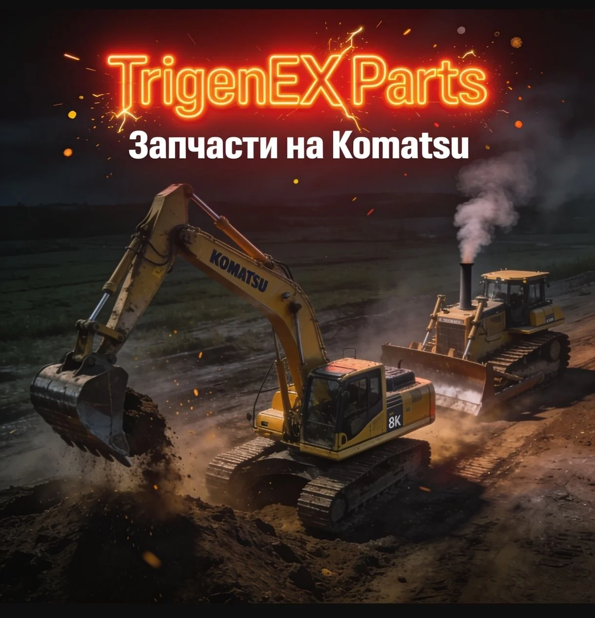 Запчасти для спецтехники komatsu — оригинал и каче - миниатюра 3