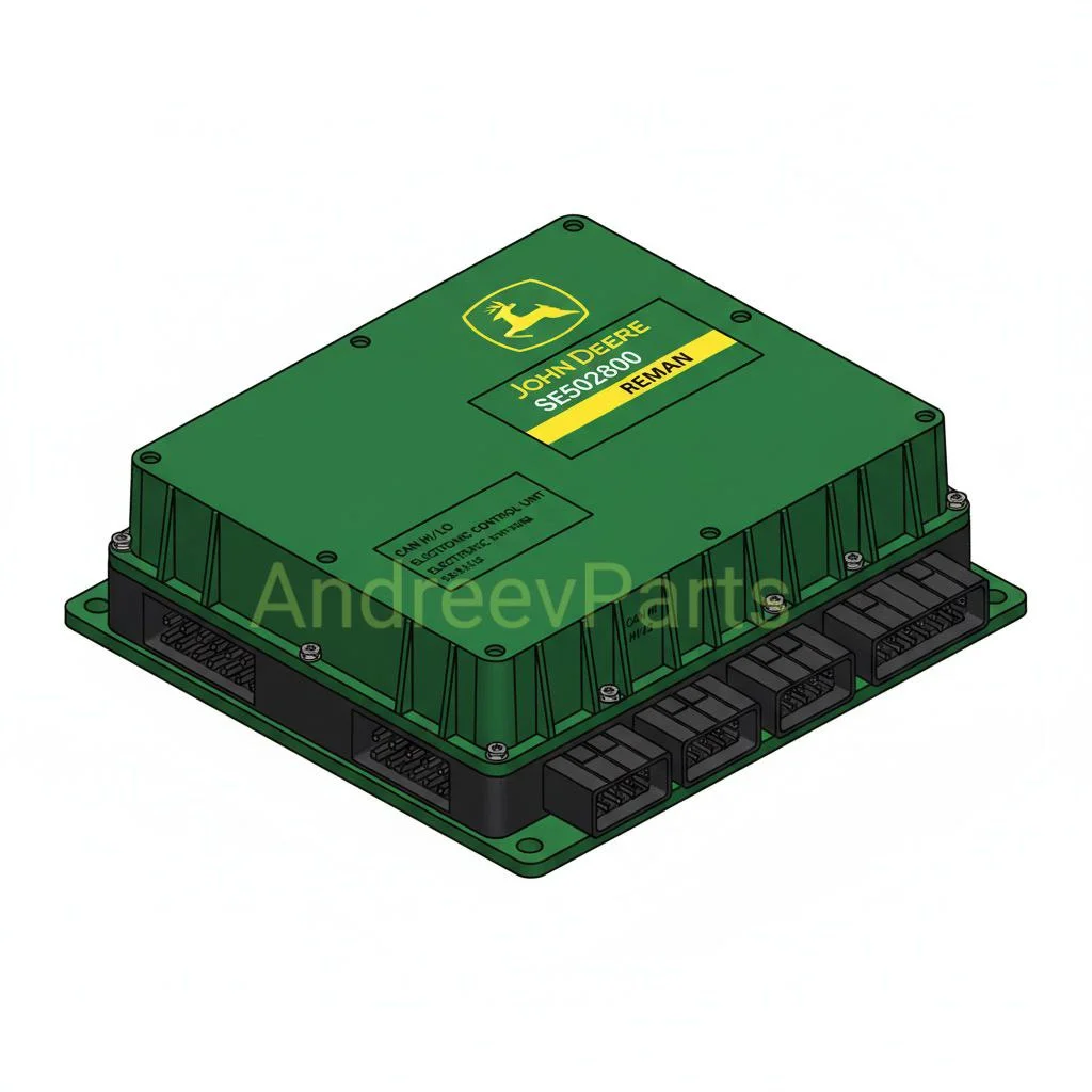 Контроллер двигателя (ЭБУ) John Deere REMAN, арт. SE502800.с гарантией. - миниатюра 4