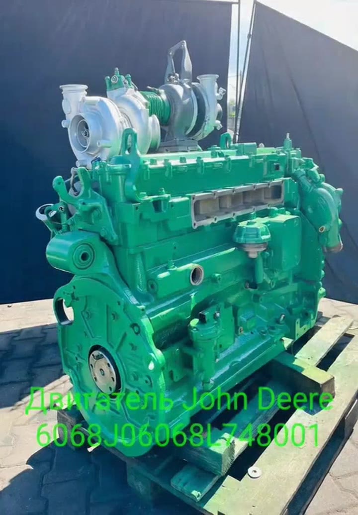 Двигатель John Deere 6068J06068L748001 (700J-II) - видео 4