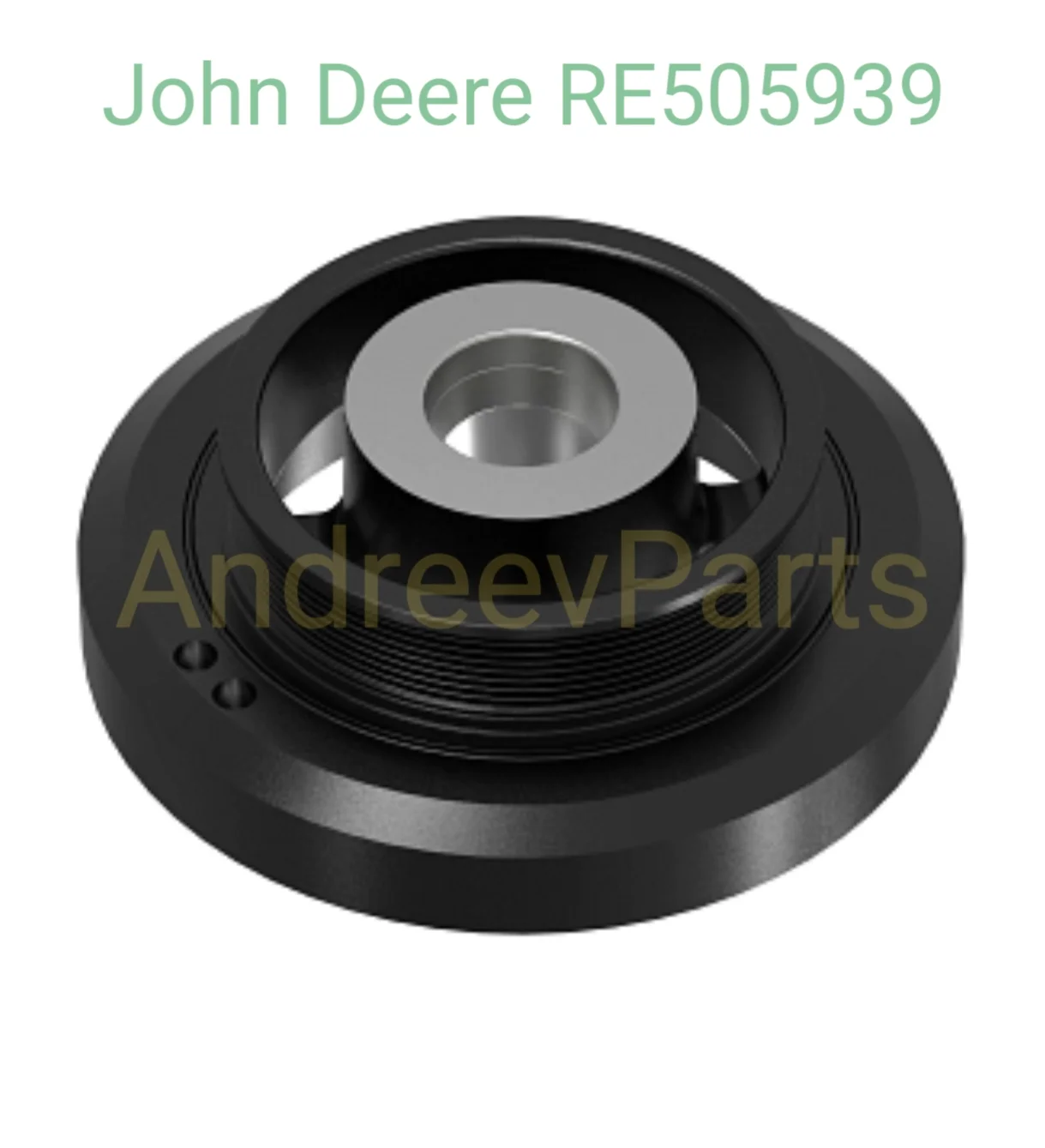 Оригинальный шкив коленчатого вала с демпфером John Deere (артикул RE505939) - миниатюра 4