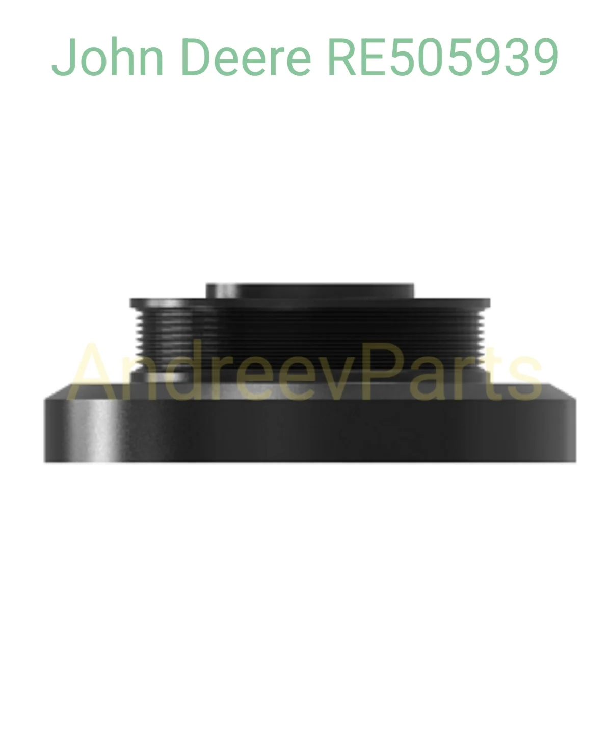 Оригинальный шкив коленчатого вала с демпфером John Deere (артикул RE505939) - миниатюра 5