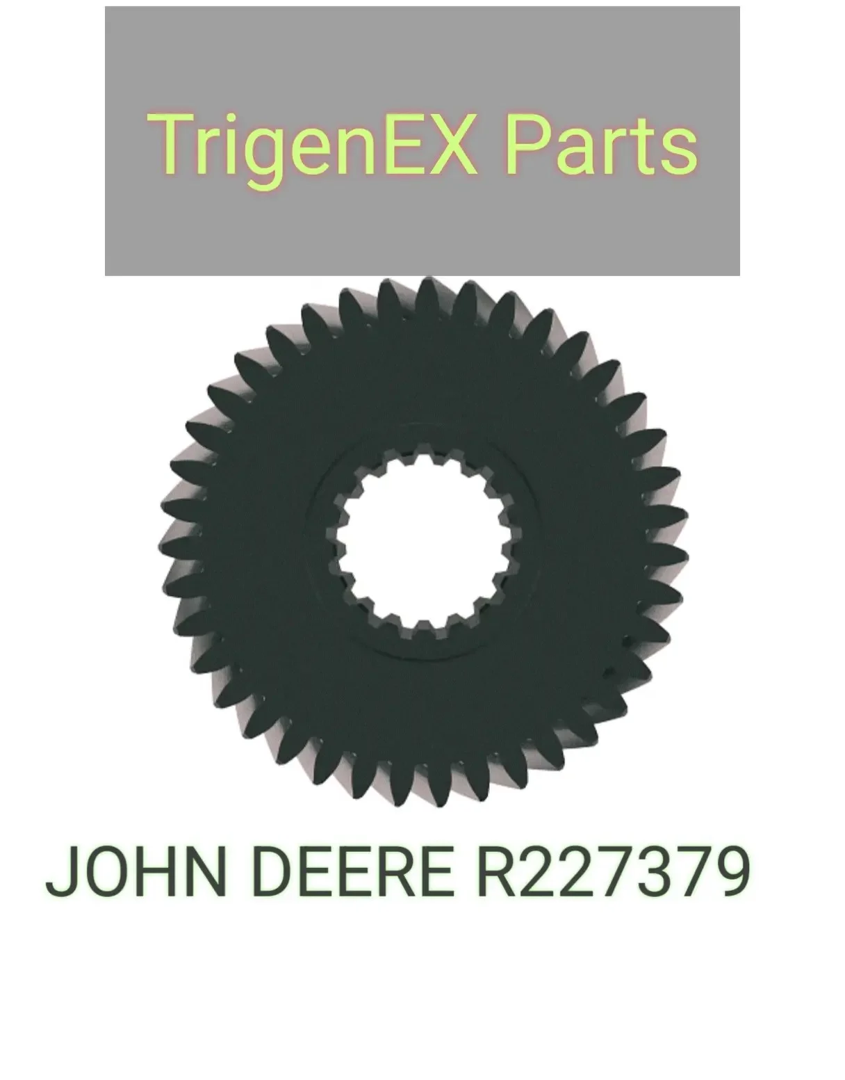 Шестерня редуктора переднего моста JOHN DEERE R227379 - миниатюра 3