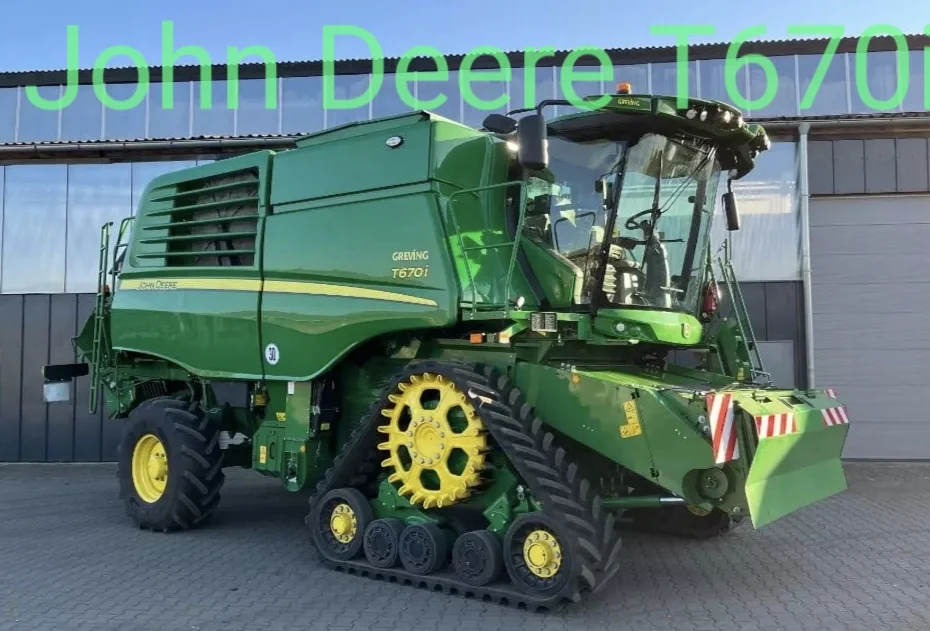 John Deere T670i, 2022 / 2023 г.в., гусеничный, 7.60 м, 515/243 м/ч - миниатюра 5