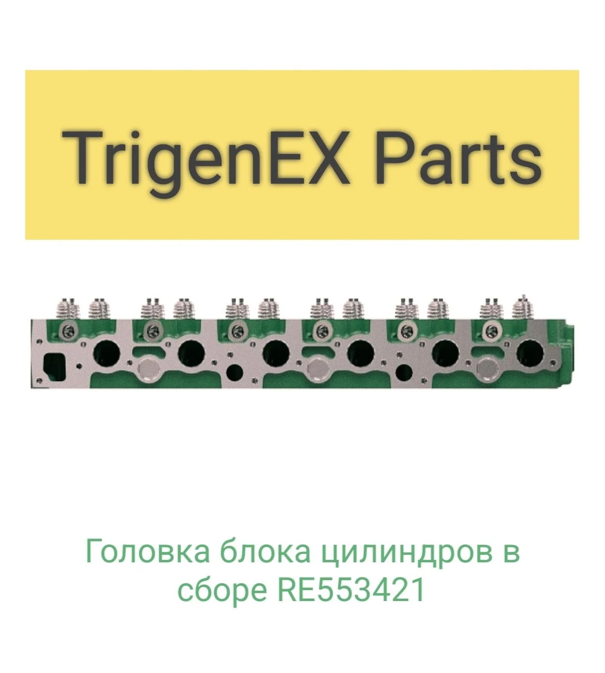 Продам головку блока цилиндров в сборе RE553421 - миниатюра 3