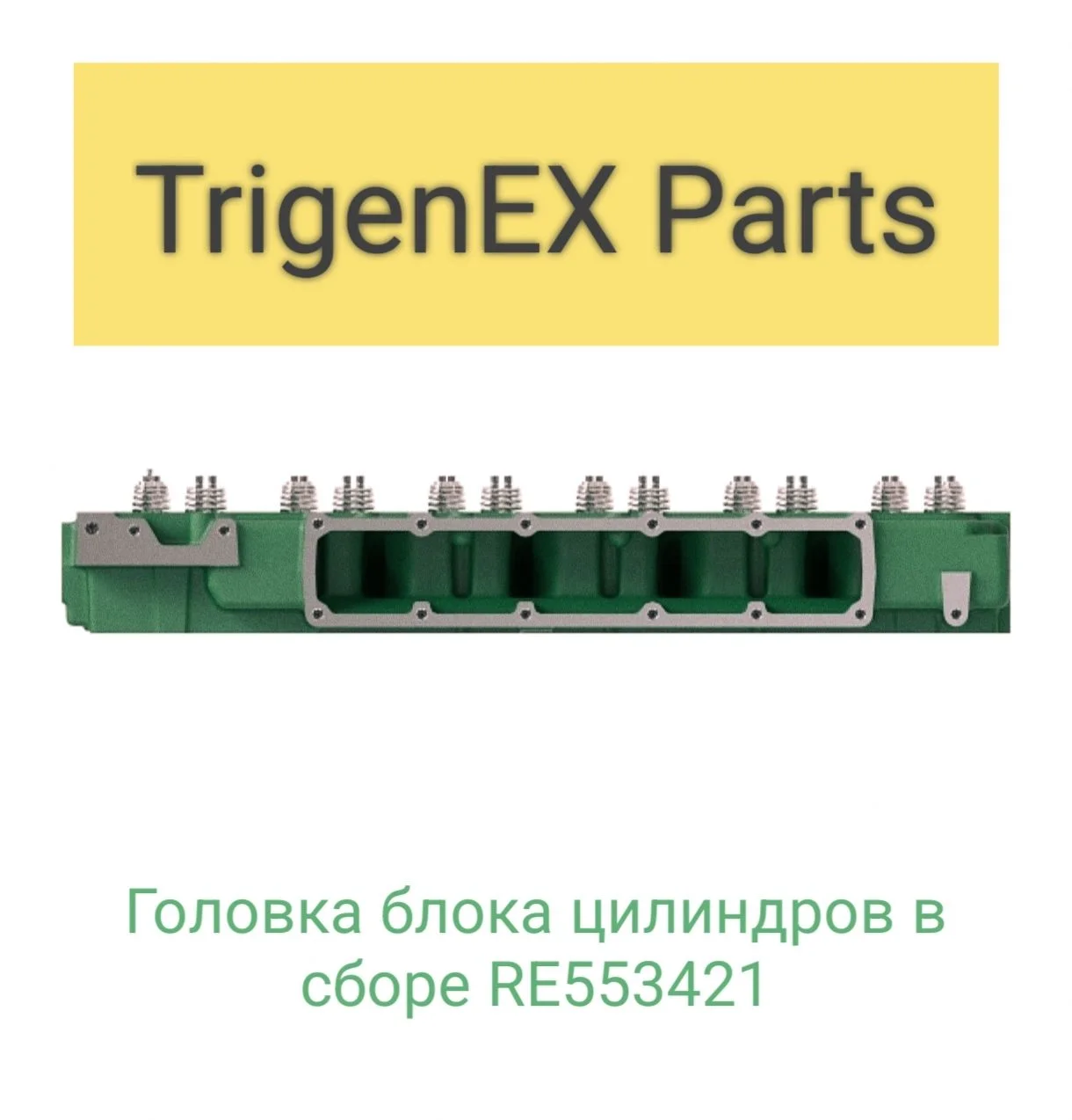 Продам головку блока цилиндров в сборе RE553421 - миниатюра 4